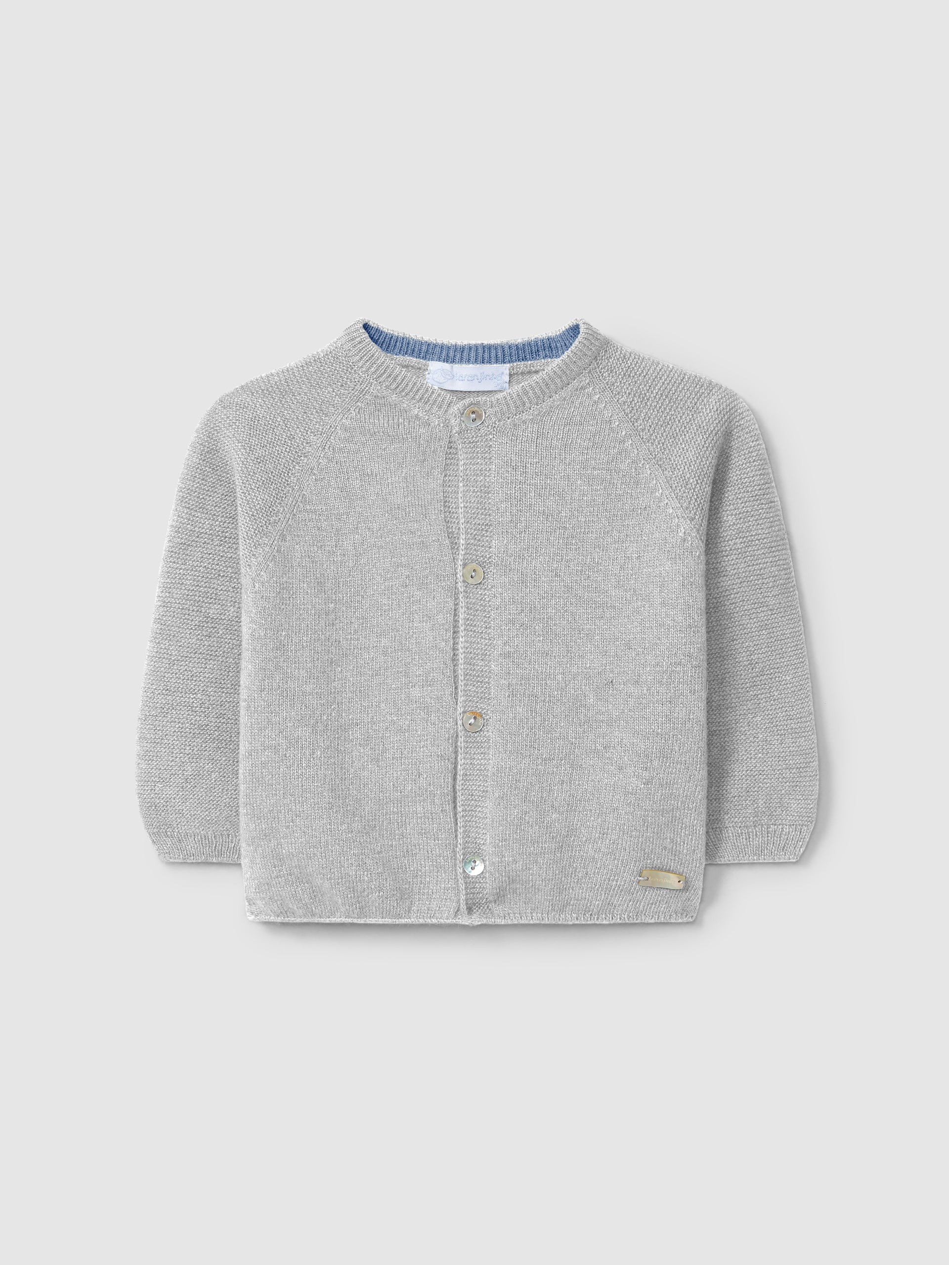 Strickjacke – Steingrauer Strick