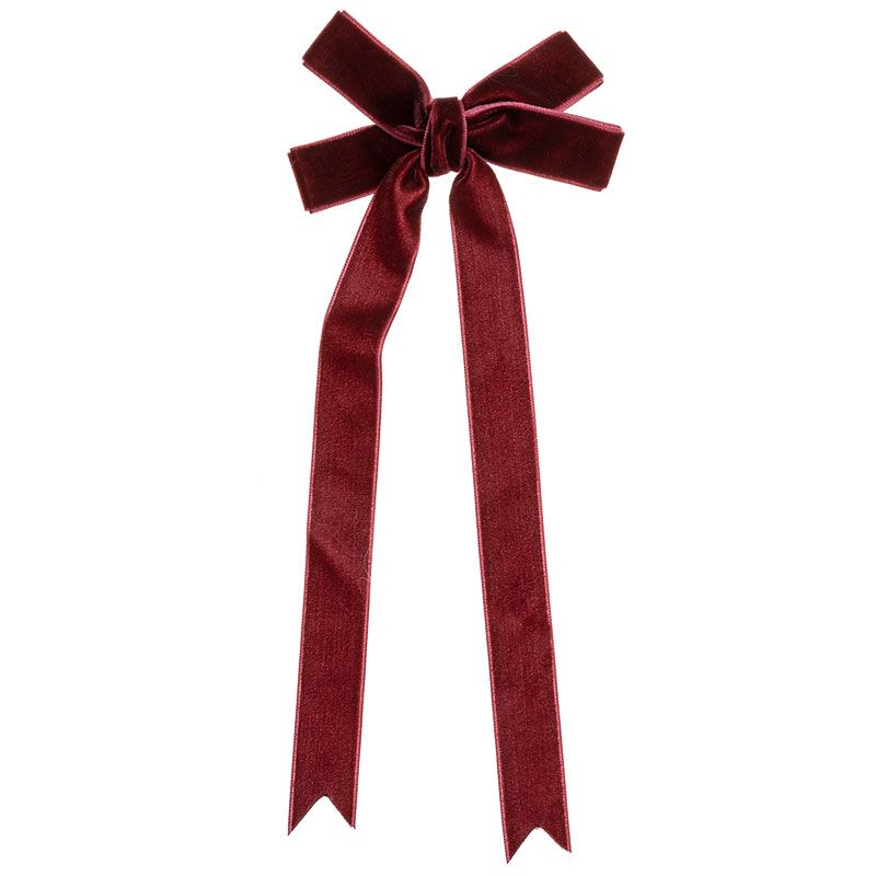 Velvet Ribbon Hair Clip