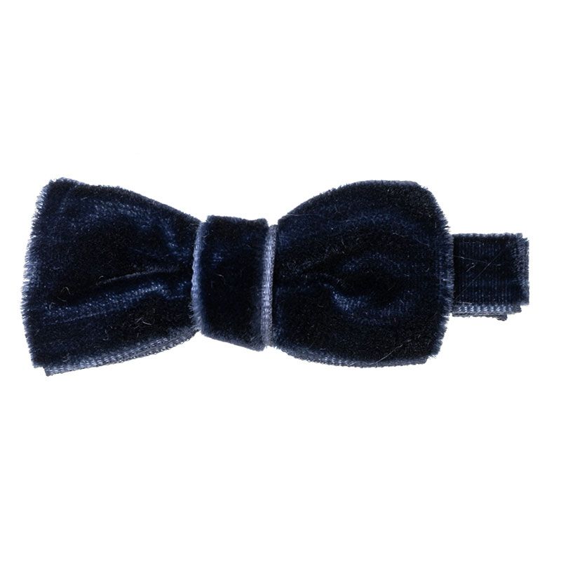 Mini Hair Clips with Velvet Bow (2 pack)