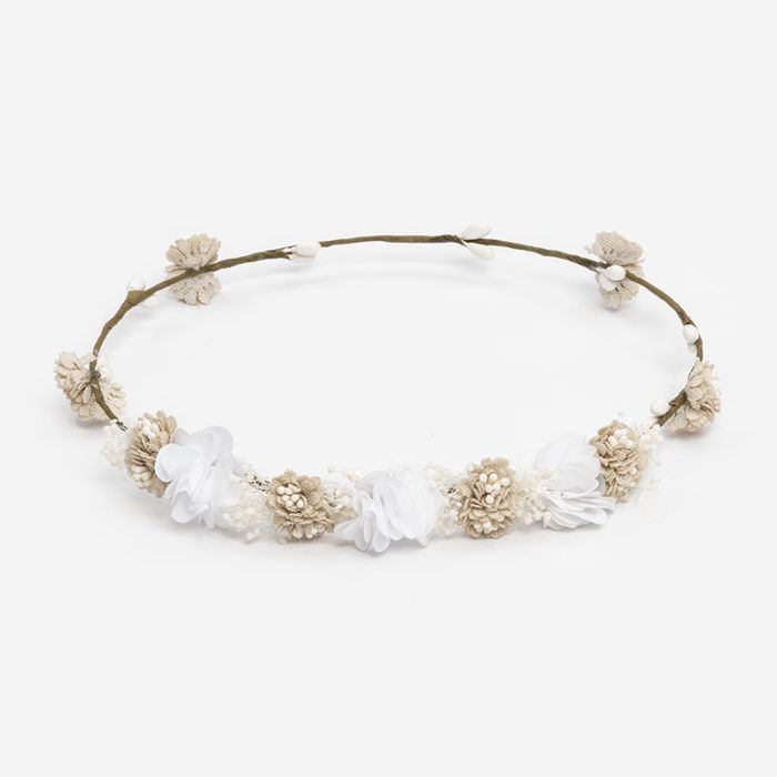 Floral Crown - Gigi with combined flowers