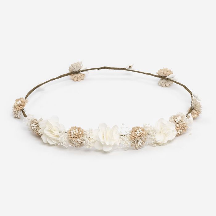 Floral Crown - Gigi with combined flowers