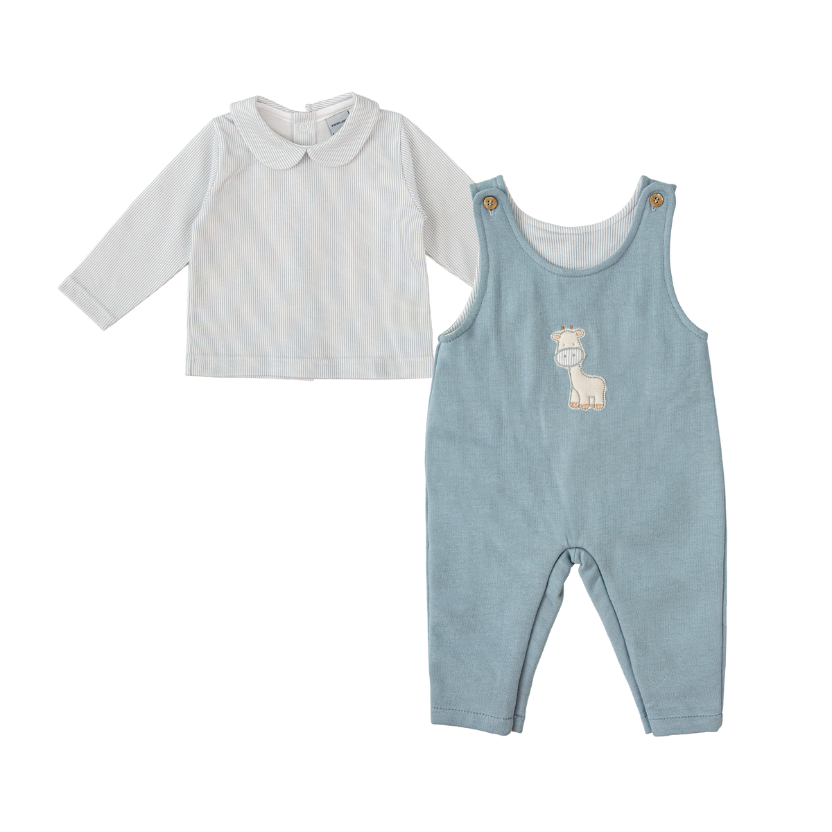 Dungaree Set - Arroyo Giraffe