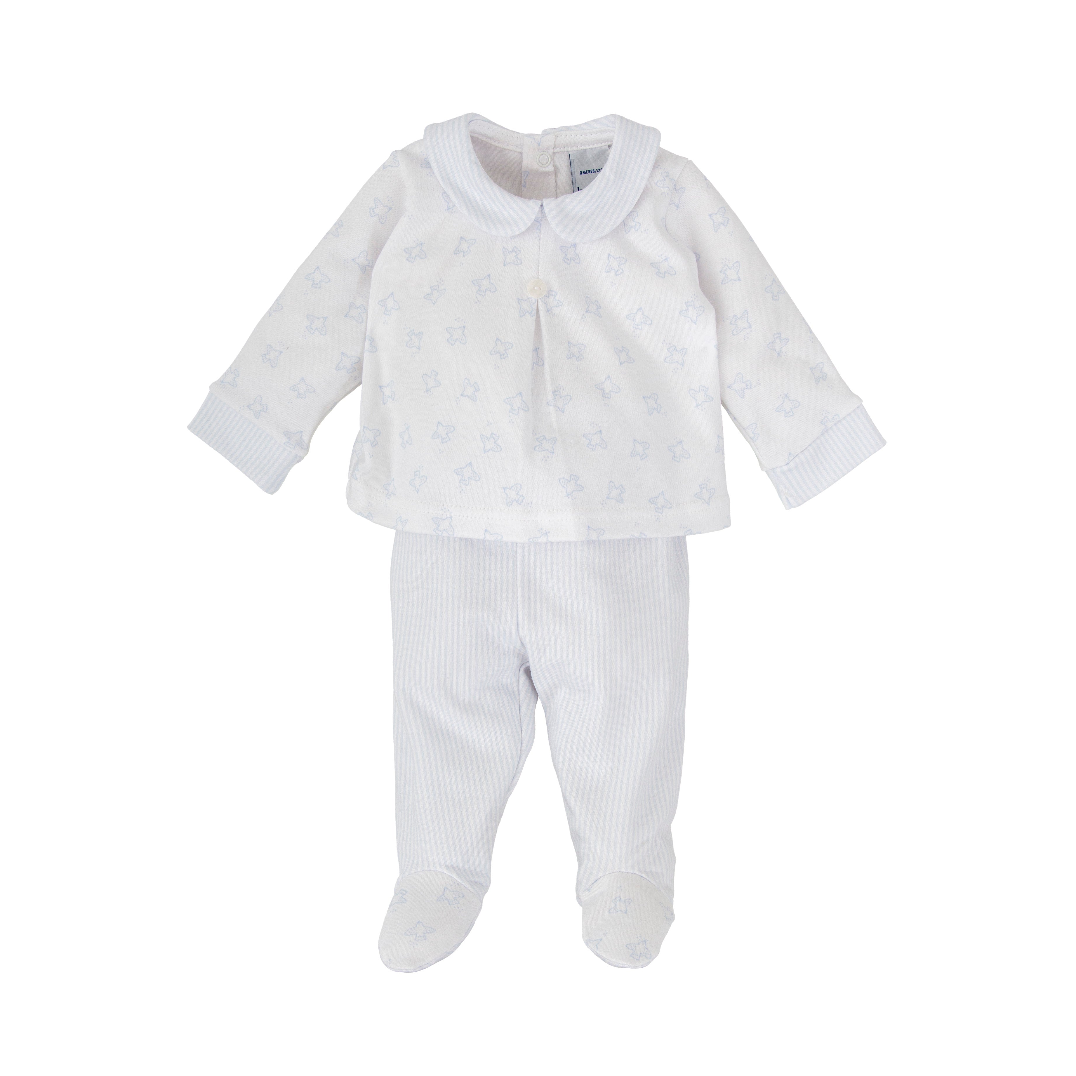 Zweiteiliges Set – Aire Birds Blau