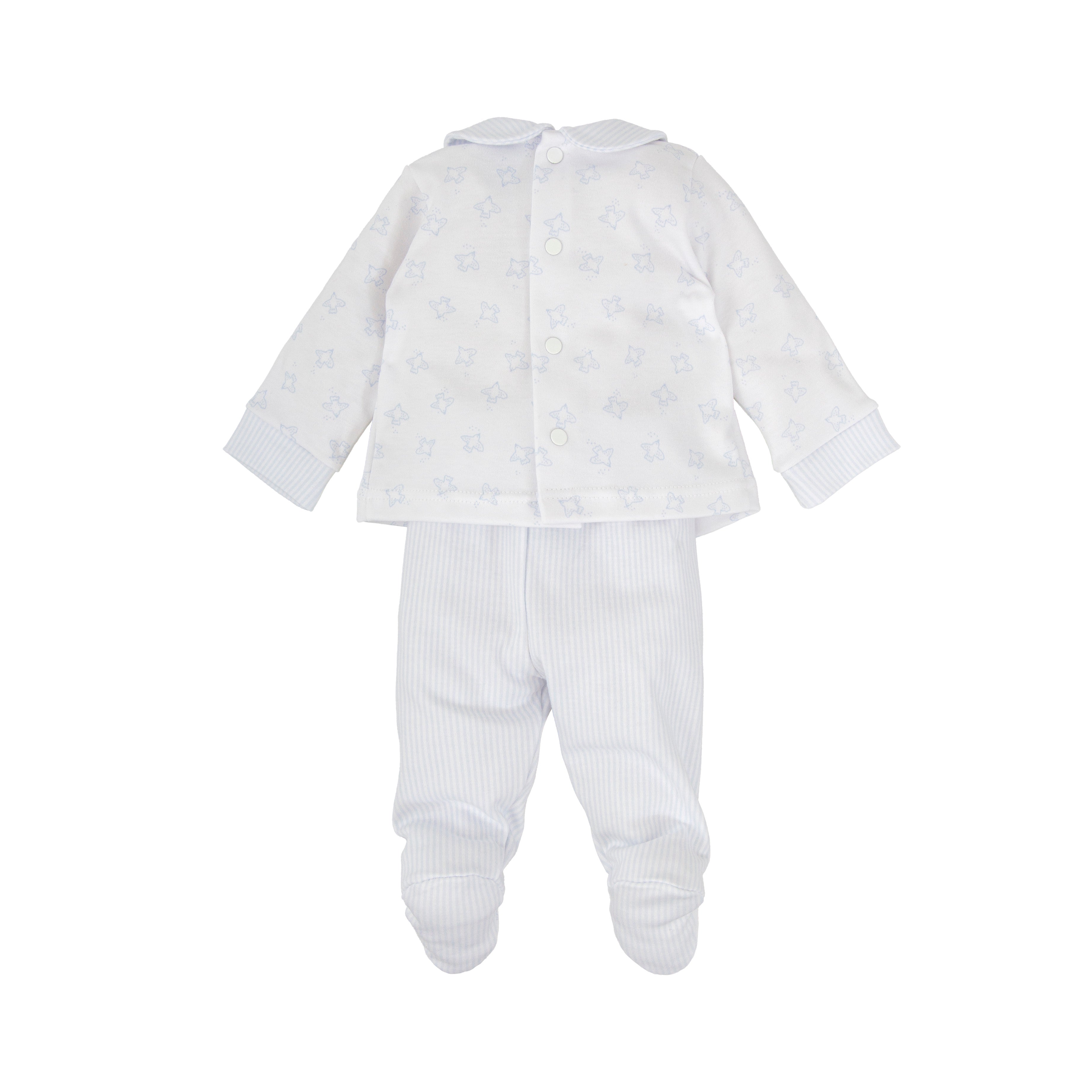 Zweiteiliges Set – Aire Birds Blau