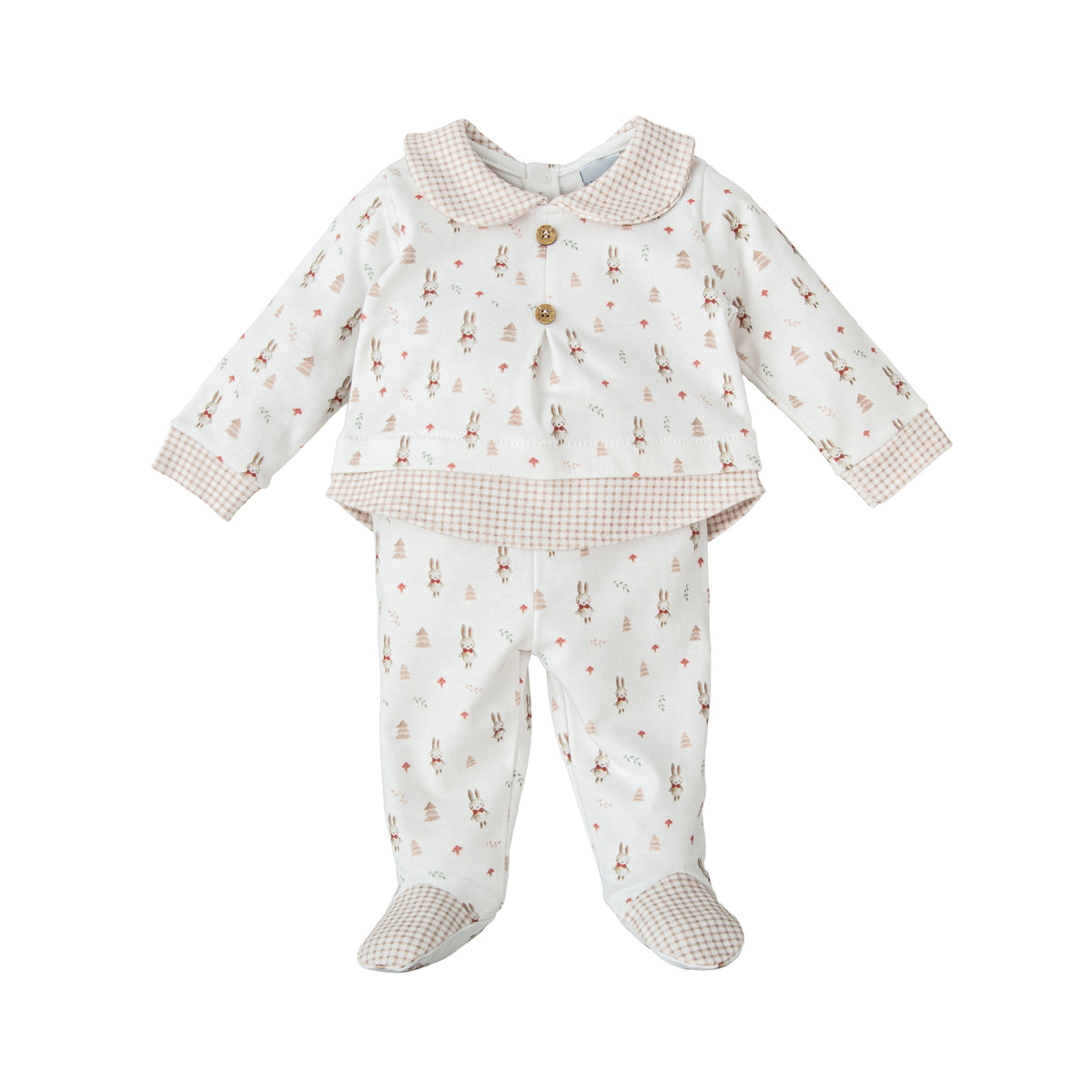 Two-Piece Set - Peter Pan Toadstools and Bunnies