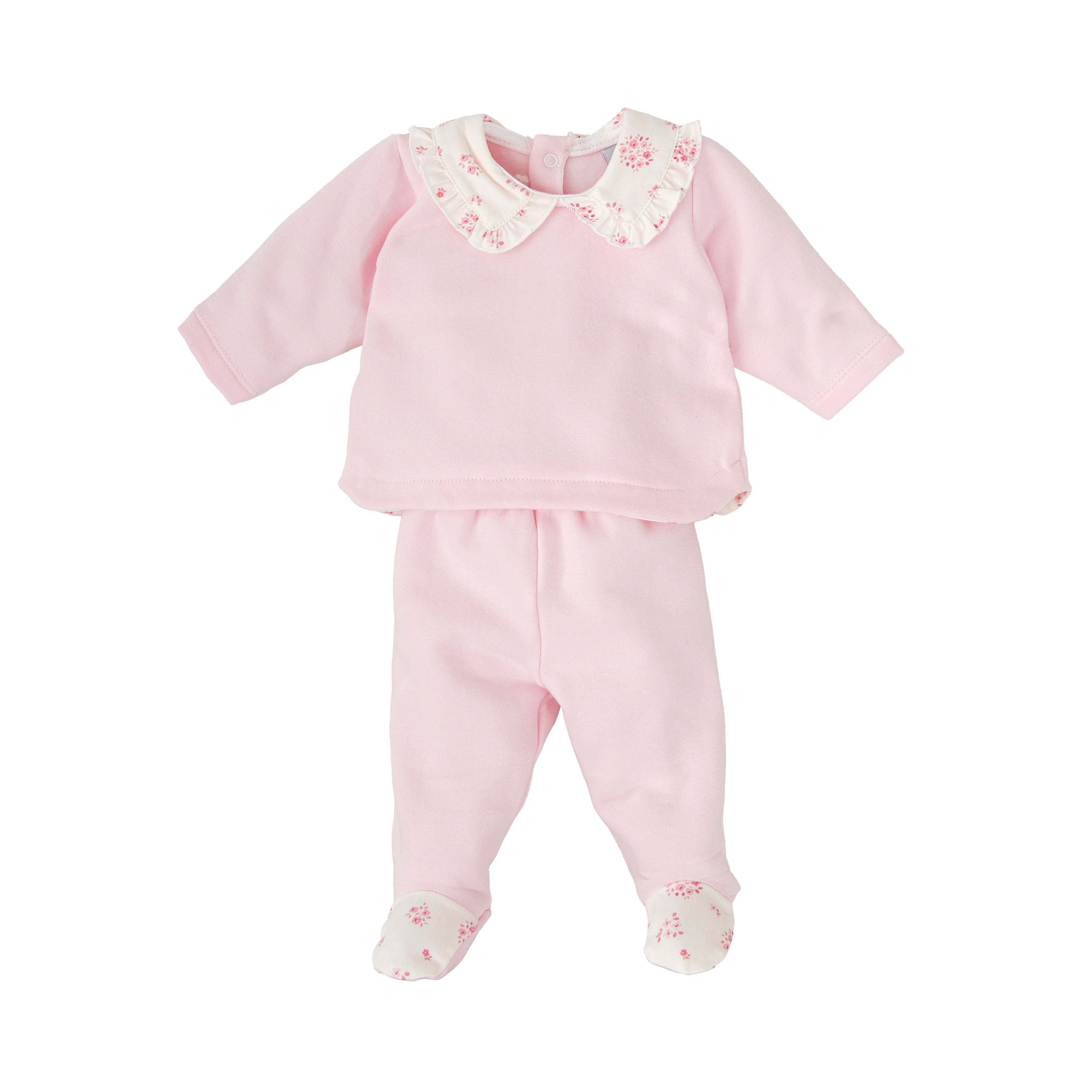 Two -Piece Set - Bouquet Jogger Set