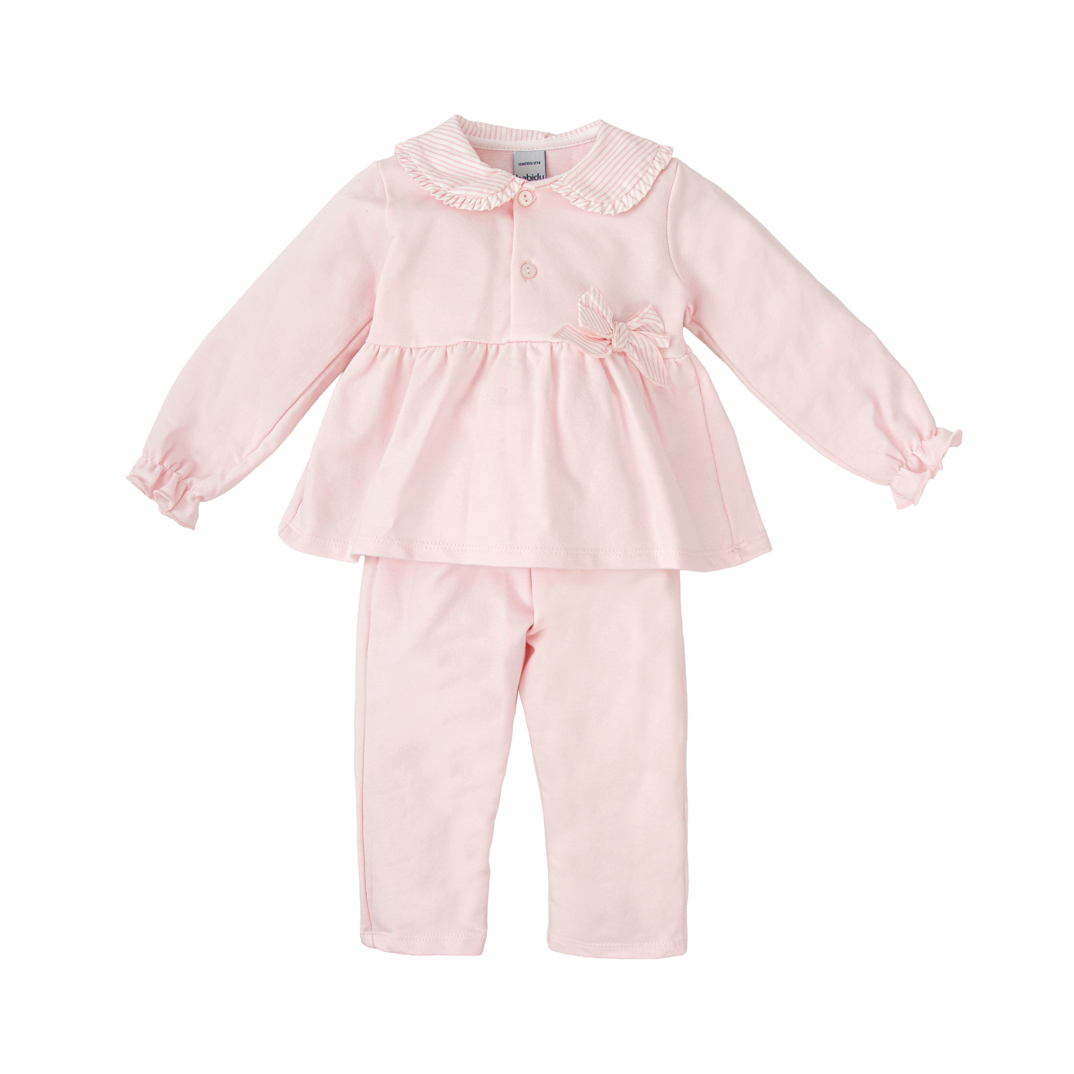 Zweiteiler-Set – Gestreiftes Rosa Annabel