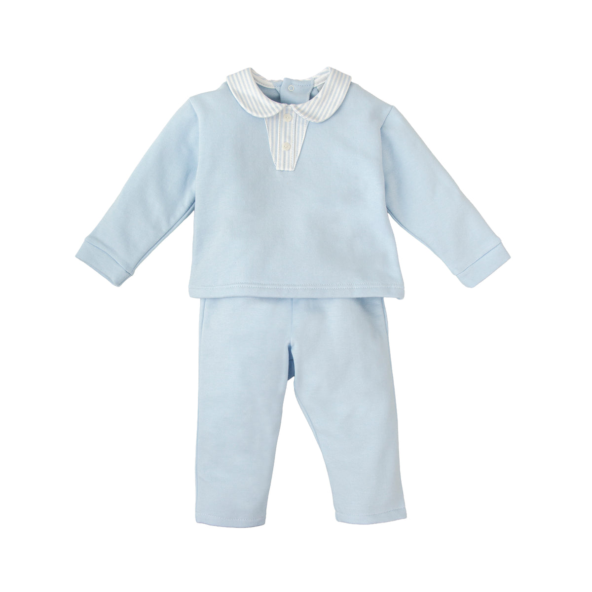 Jogger Set - Baby Blue Garda Stripes