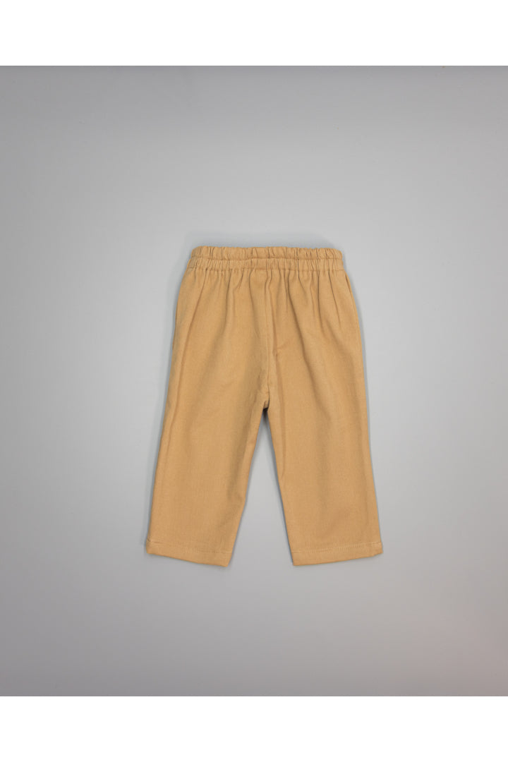 Trousers - Camel Twill Cotton