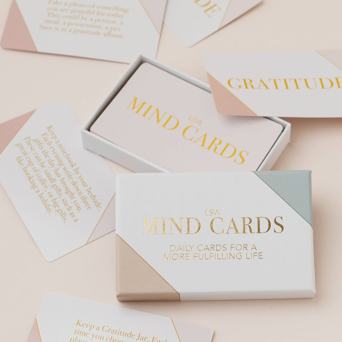 LSW Mind Cards: Daily Mindfulness and Self Care Prompts - Over The Moon