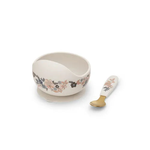 Silicone Bowl Set - Blue Garden - Over The Moon