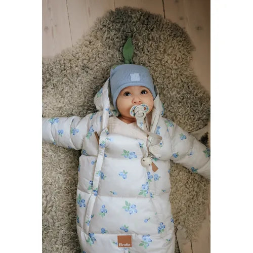 Furry Knit Beanie - Blueberry Bliss - Over The Moon