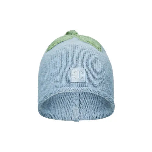 Furry Knit Beanie - Blueberry Bliss - Over The Moon