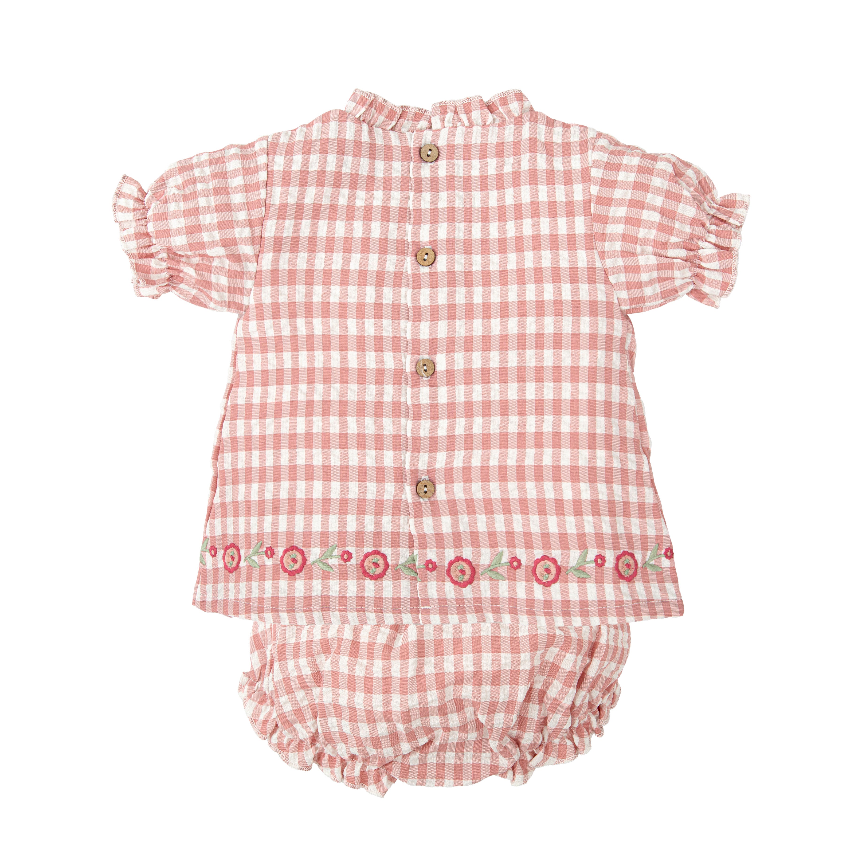 Two -Piece Set - Secreto Blouse & Bloomers