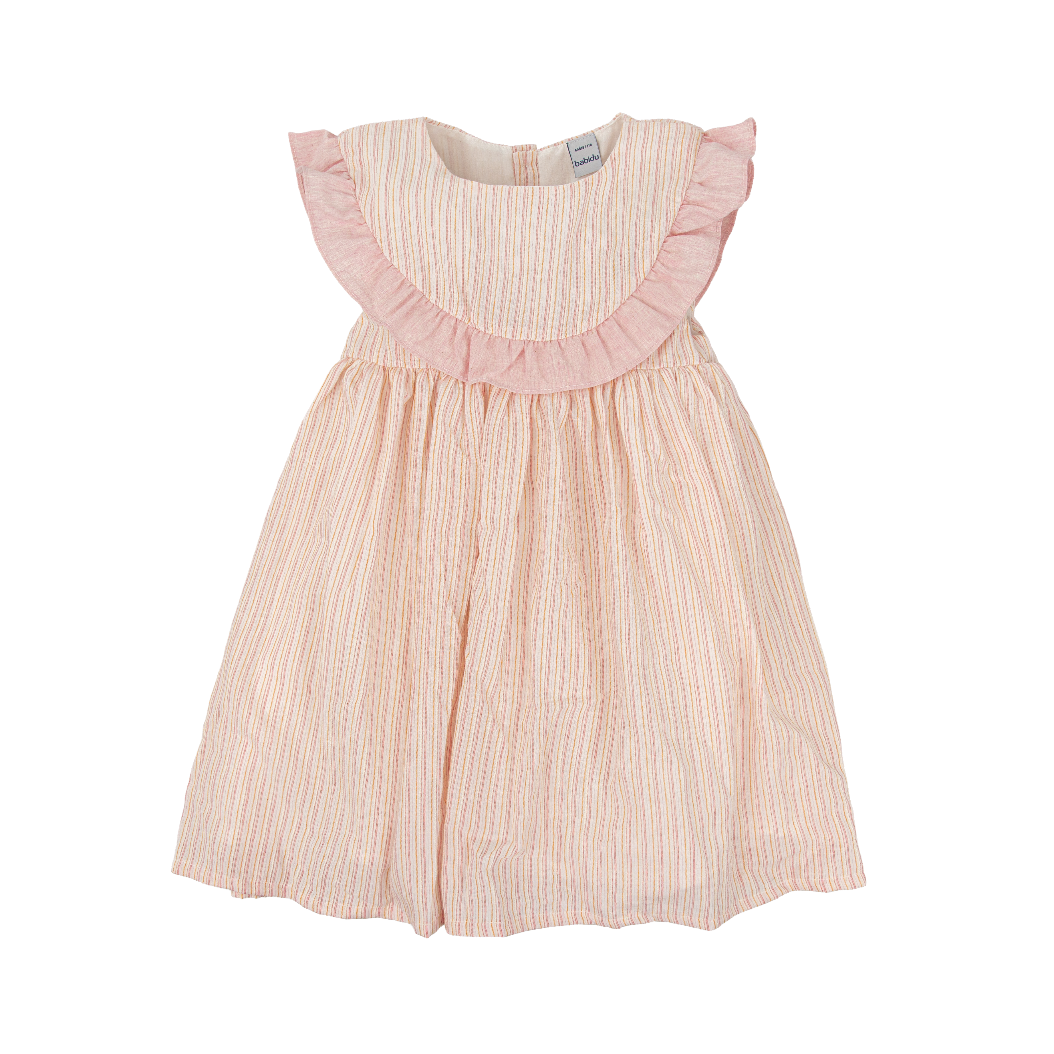 Kleid – Rosa gestreifter Cobijo