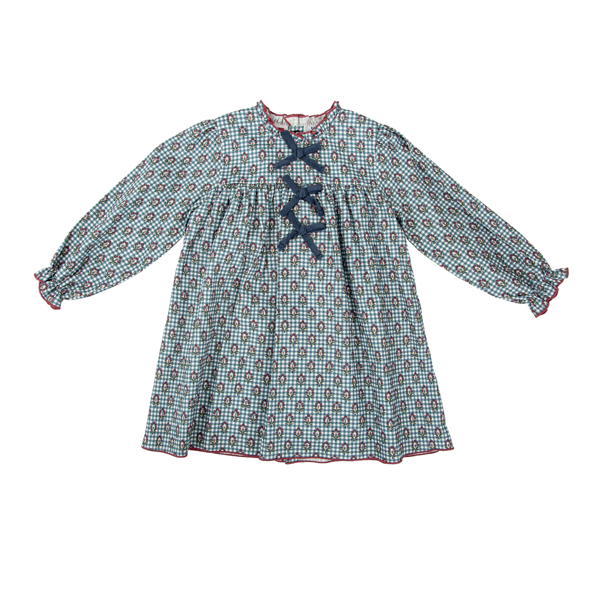 Dress -Navy Lluvia Stripes
