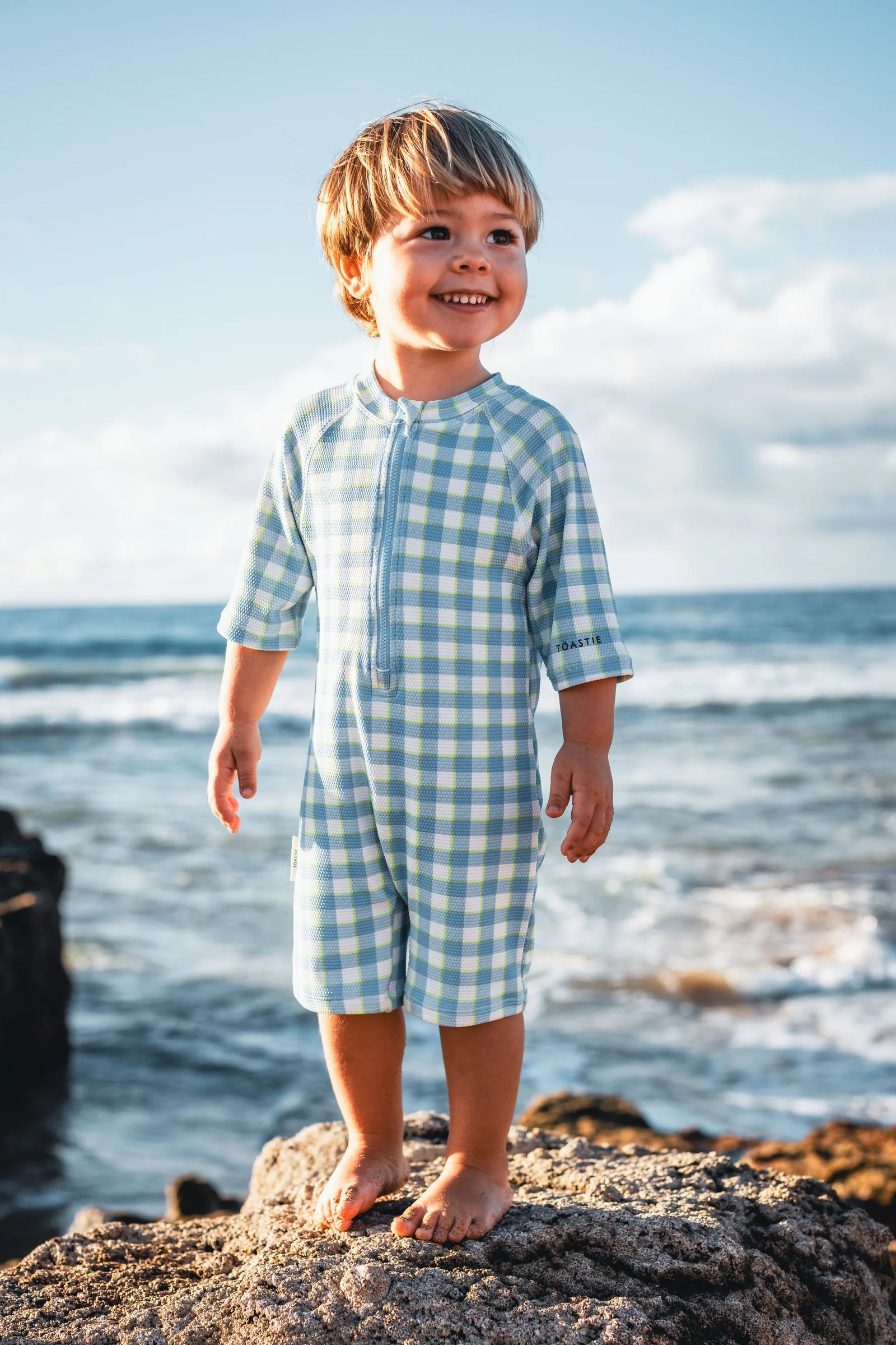 UV-Schutz-Badeoverall - Blau