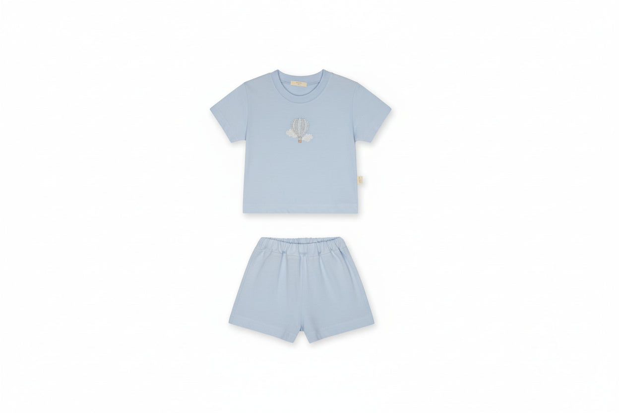 Pyjama-Shorts – Heißluftballons
