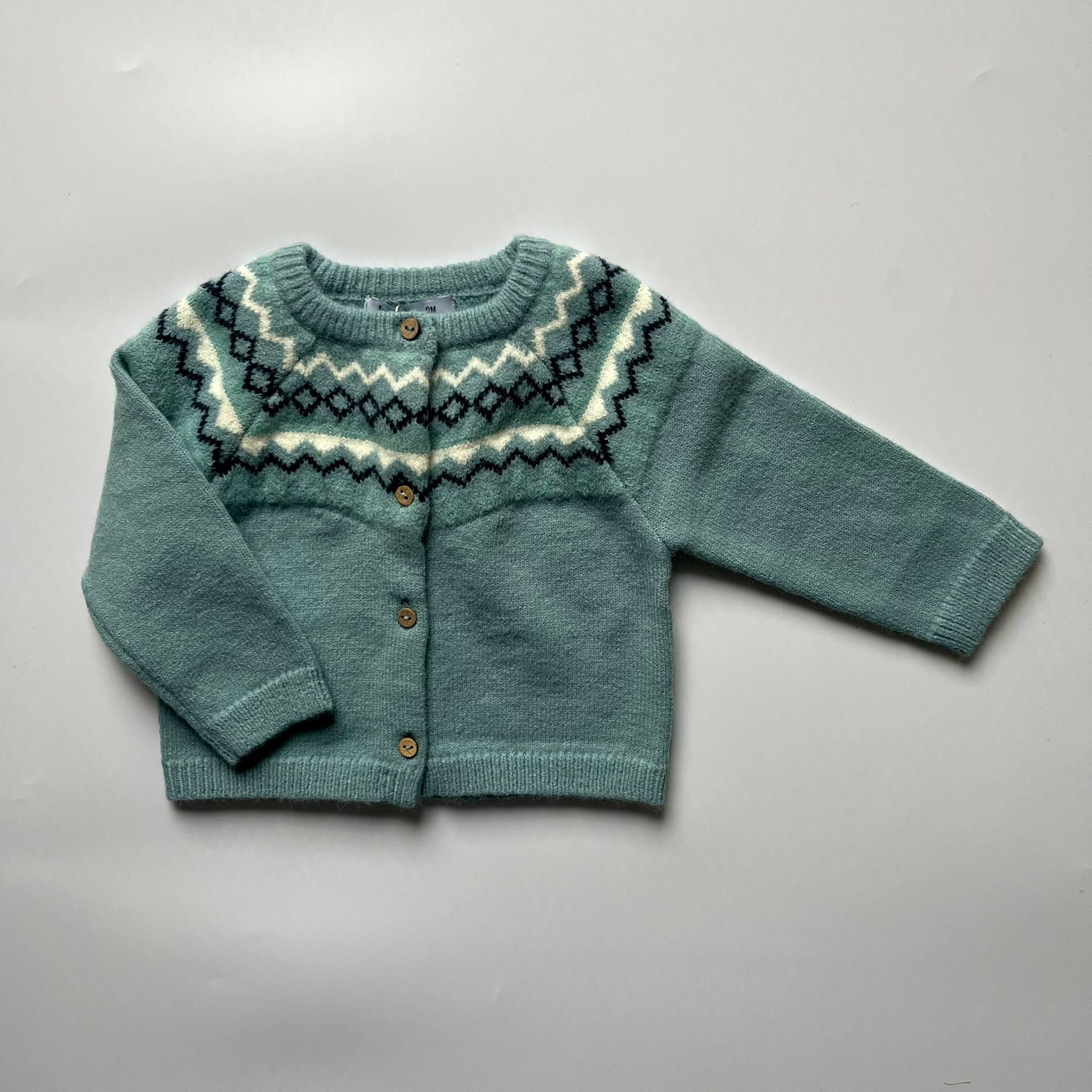 Strickjacke - Blau Nordisch