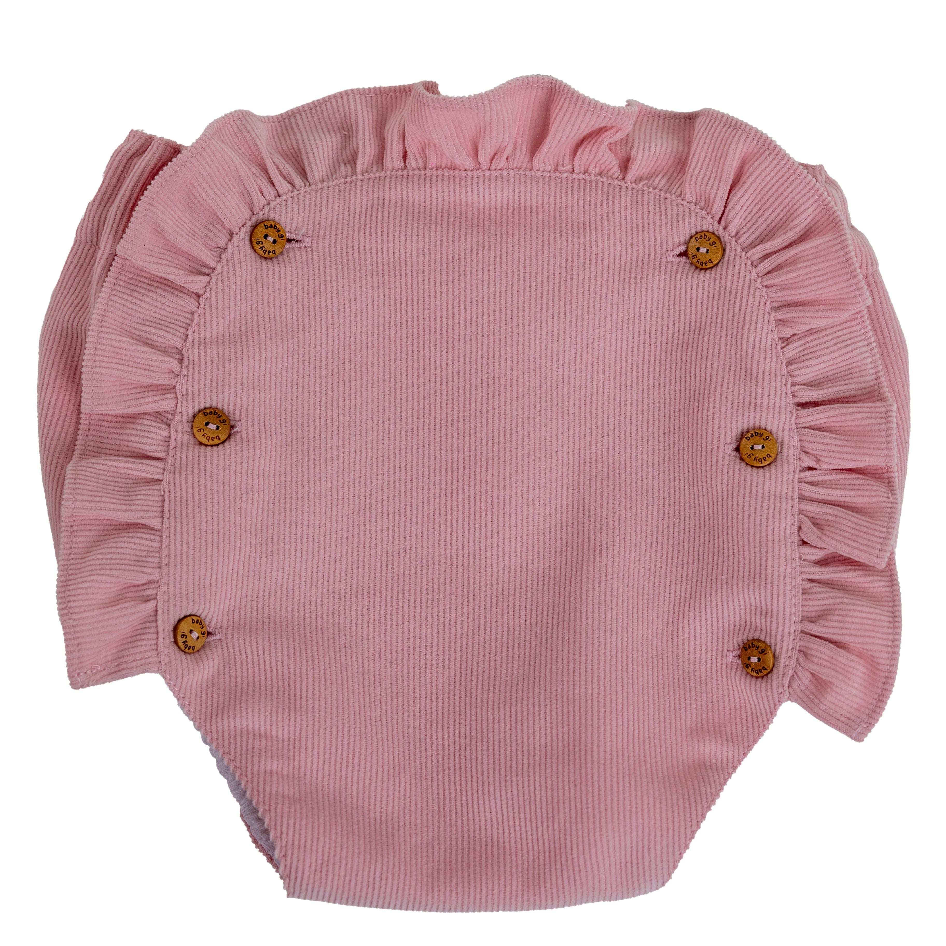 Two Piece Set - Bodysuit & Birdie Bloomers Pink