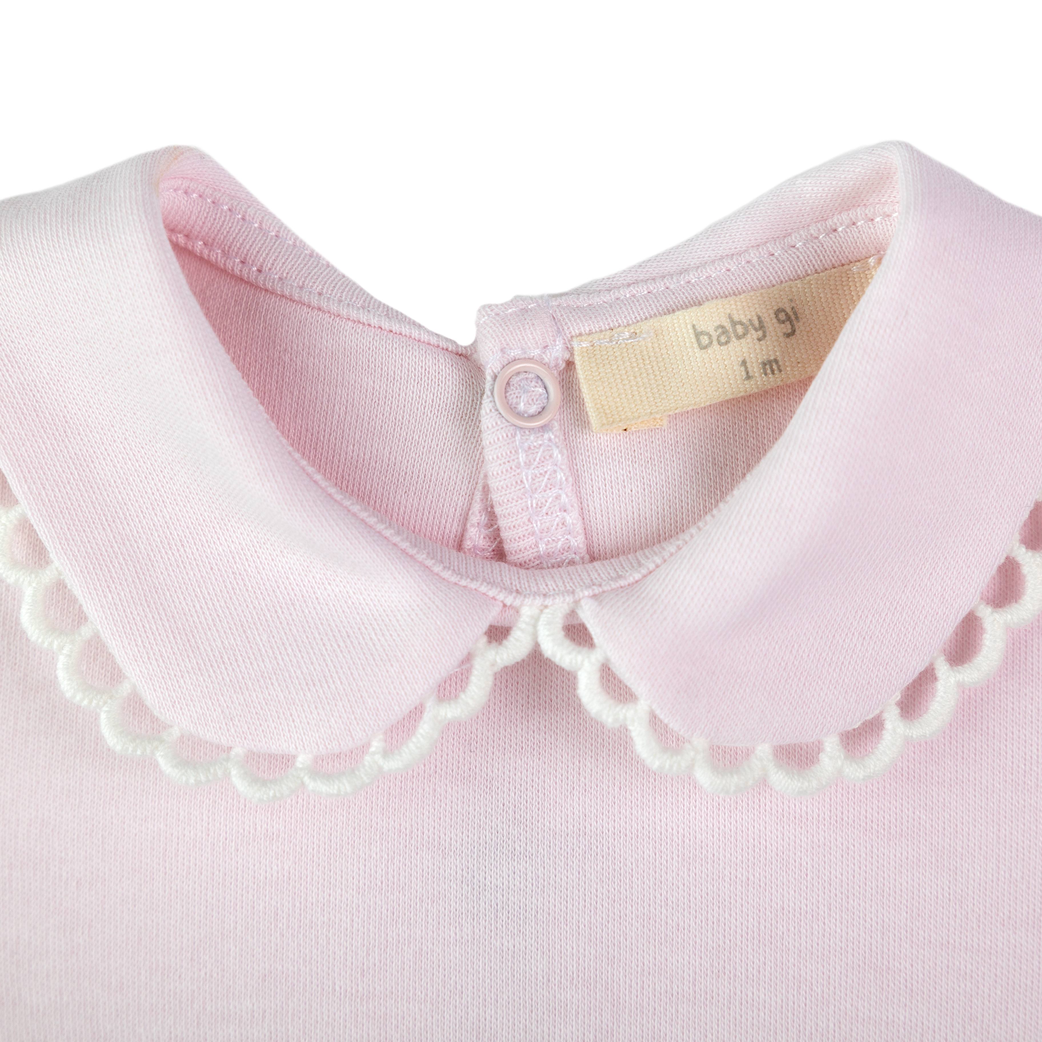 Body mit Schlaufenkragen Rosa