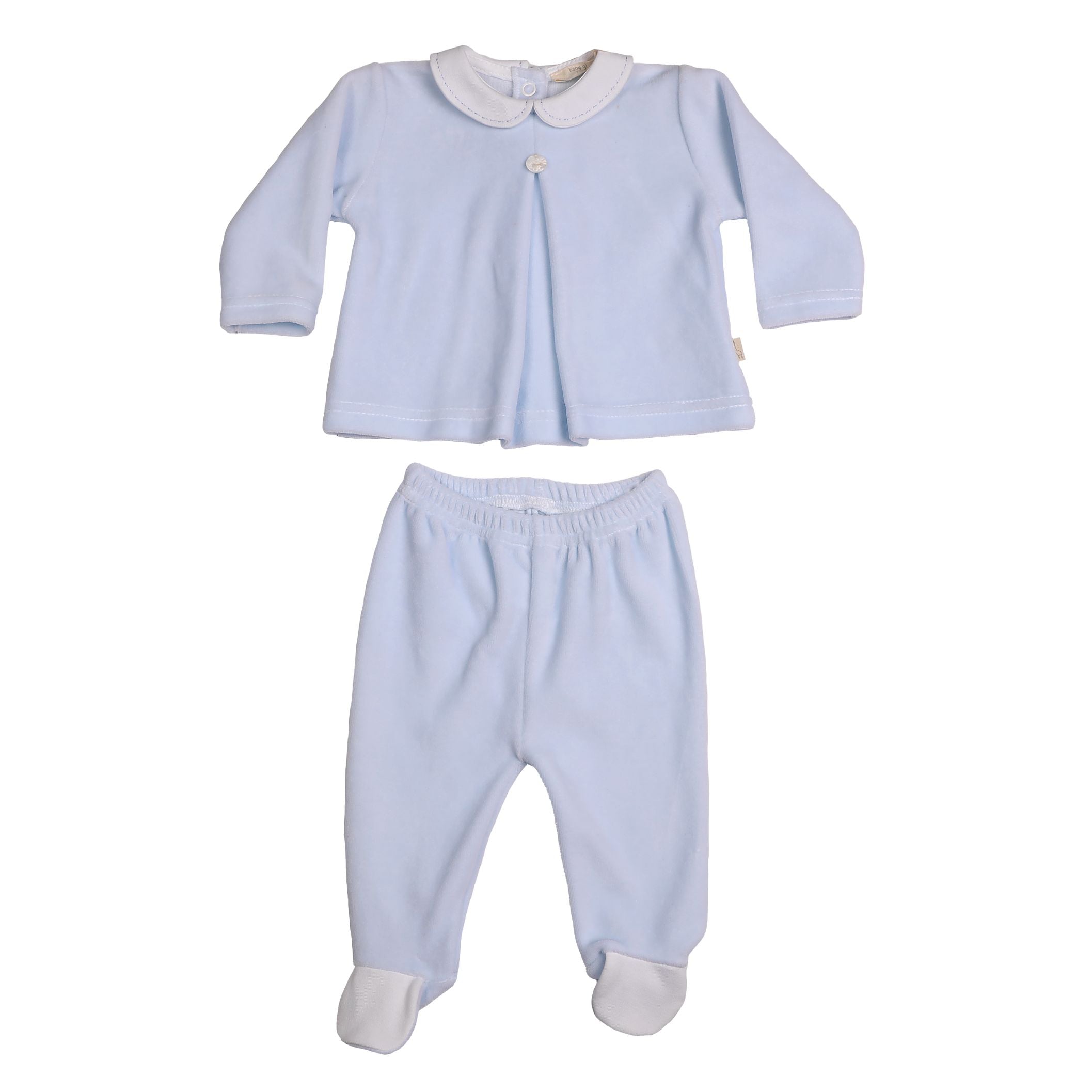 Two Piece Set - Classic Velour with Stitching
