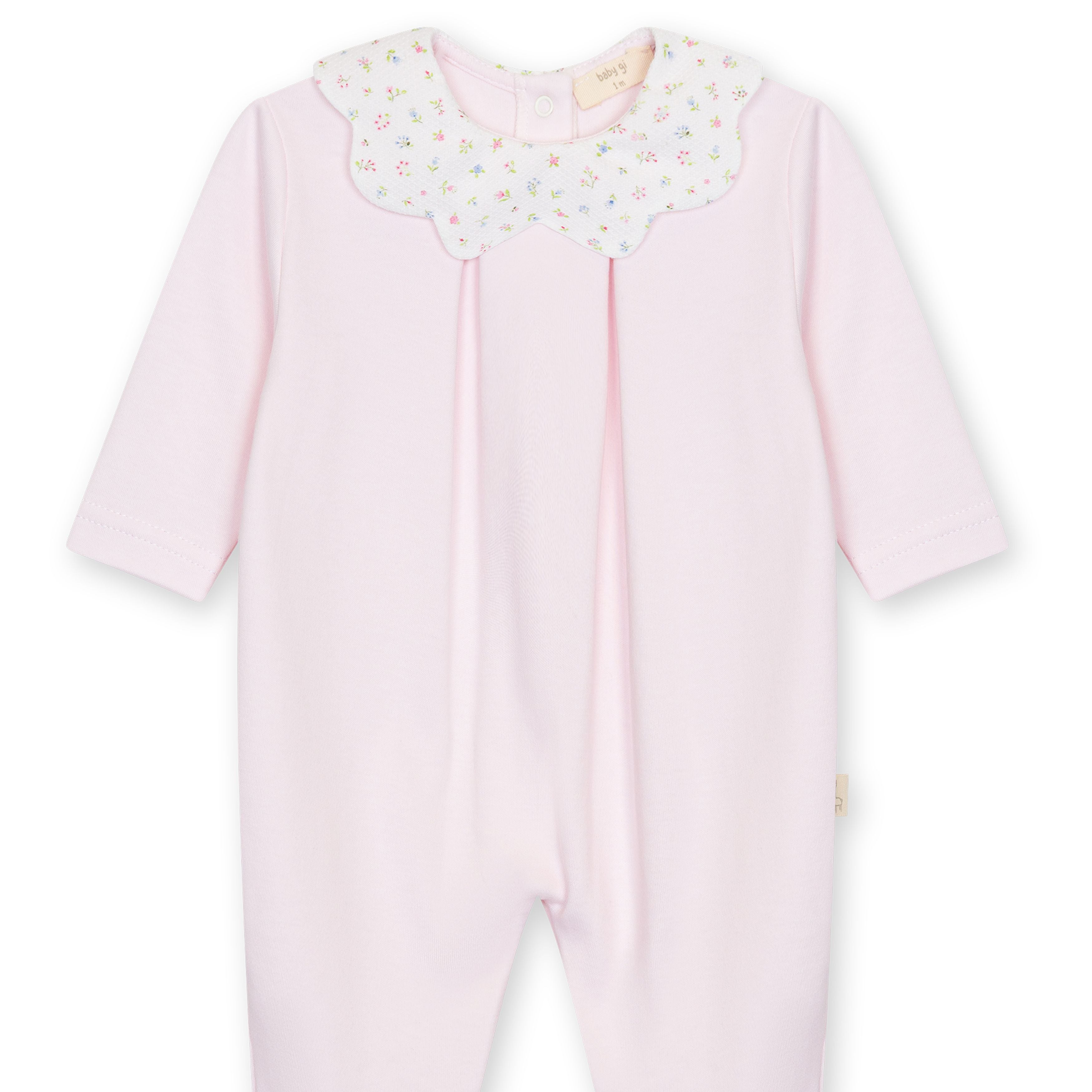 Baby-Strampler – In Bloom mit Wellenkante