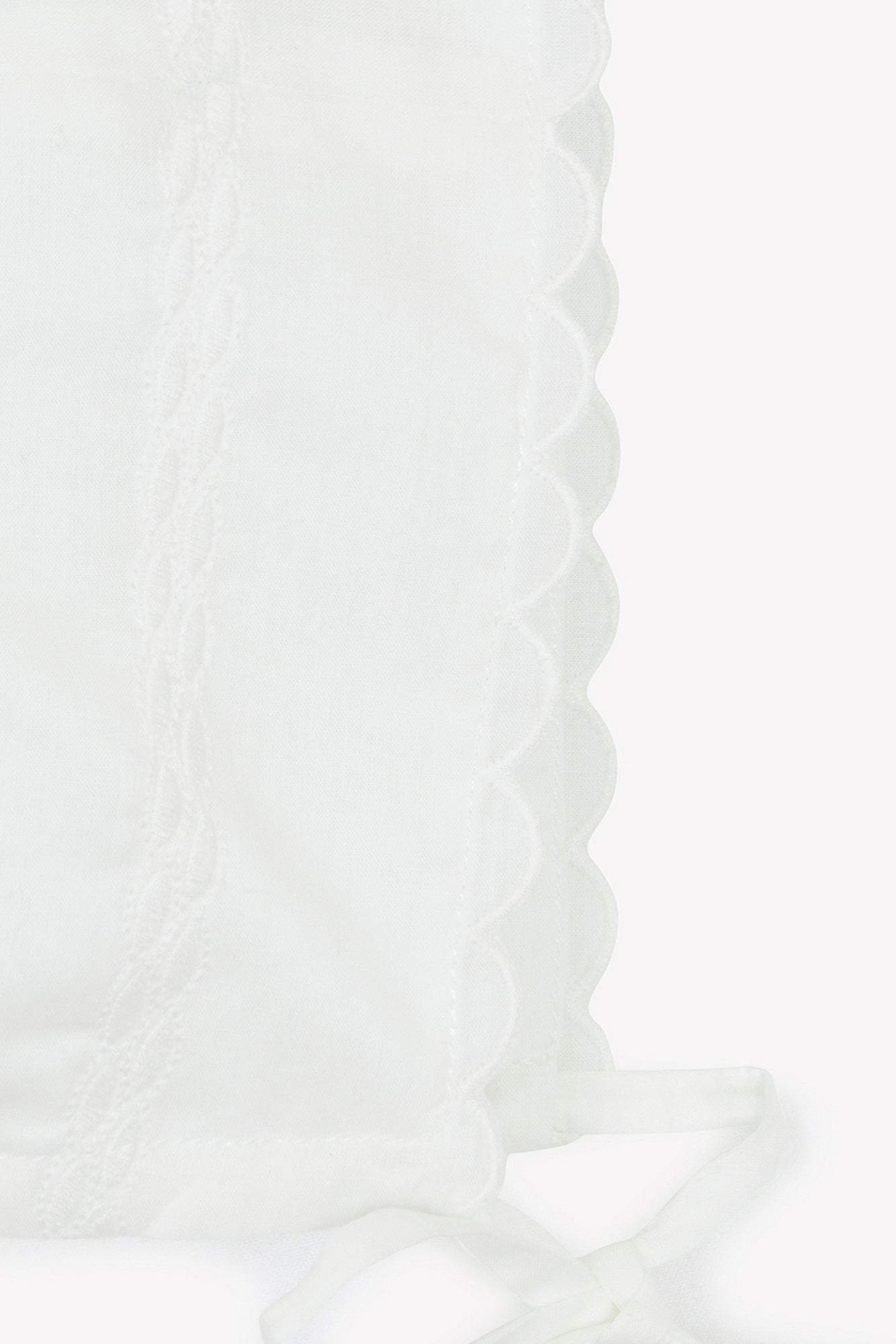 Christening Gown - Cotton Embroidered Pearl / T1