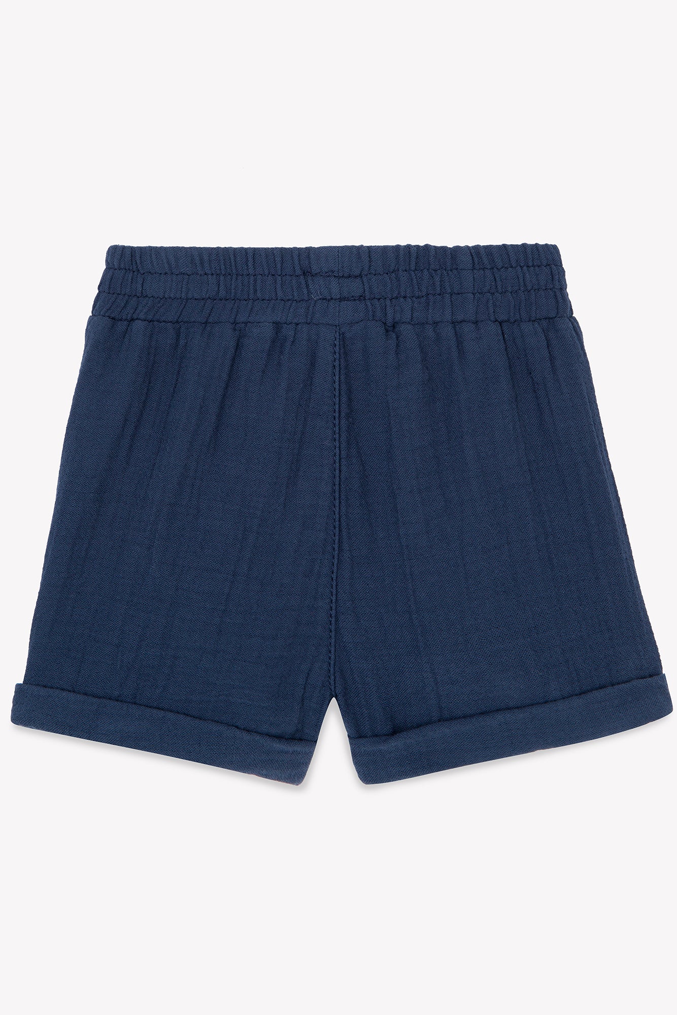 Shorts - Navy Cotton Gauze Navy / 12M