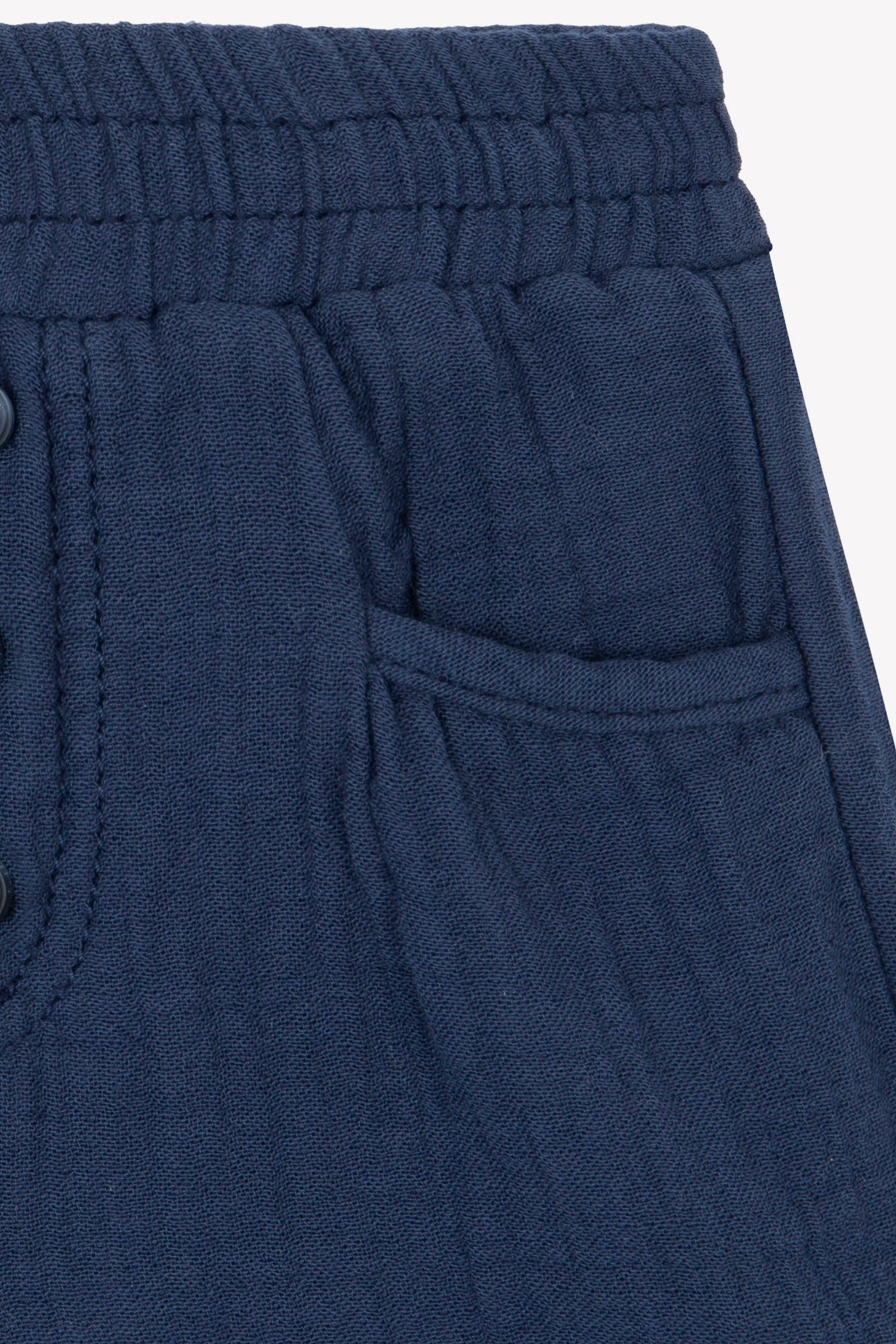 Shorts - Navy Cotton Gauze Navy / 12M