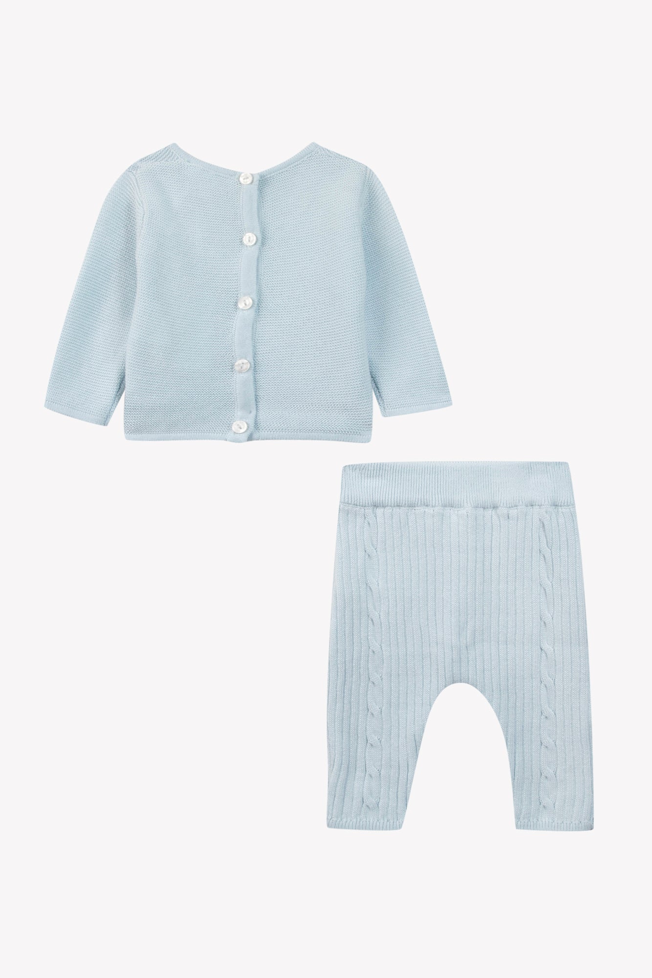 Two Piece Set - Sky Blue Cable Outfit Sky / 3M