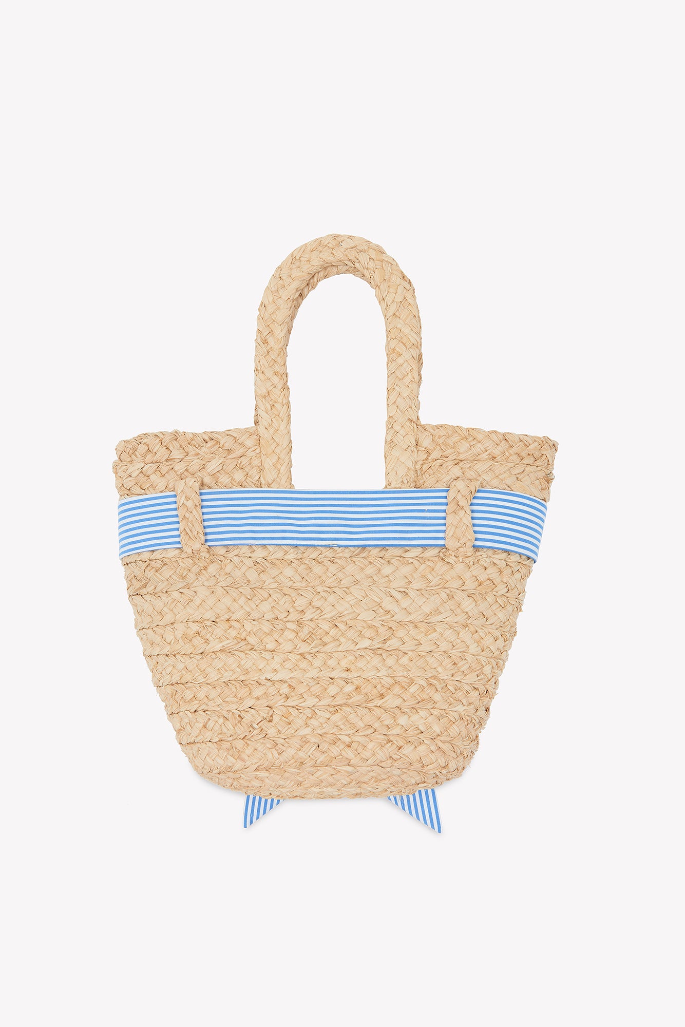 Basket - Sand Raphia With Bow Sand