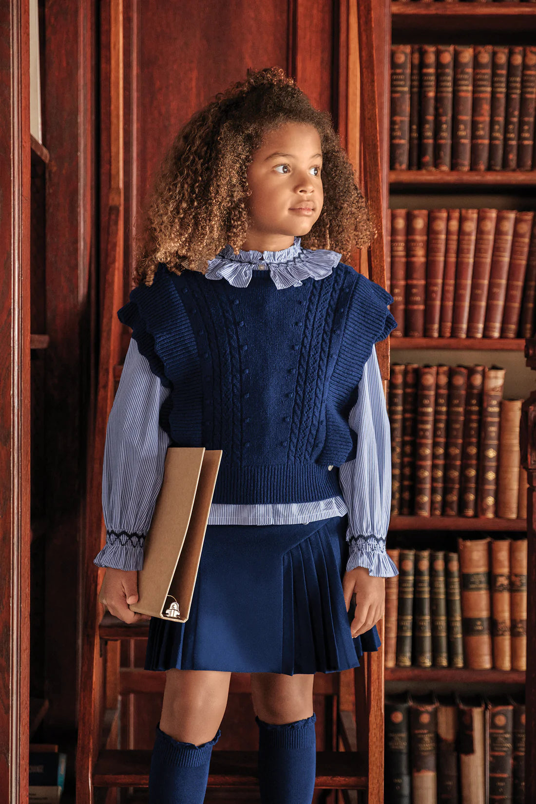 Pullover - Navy Sleeveless