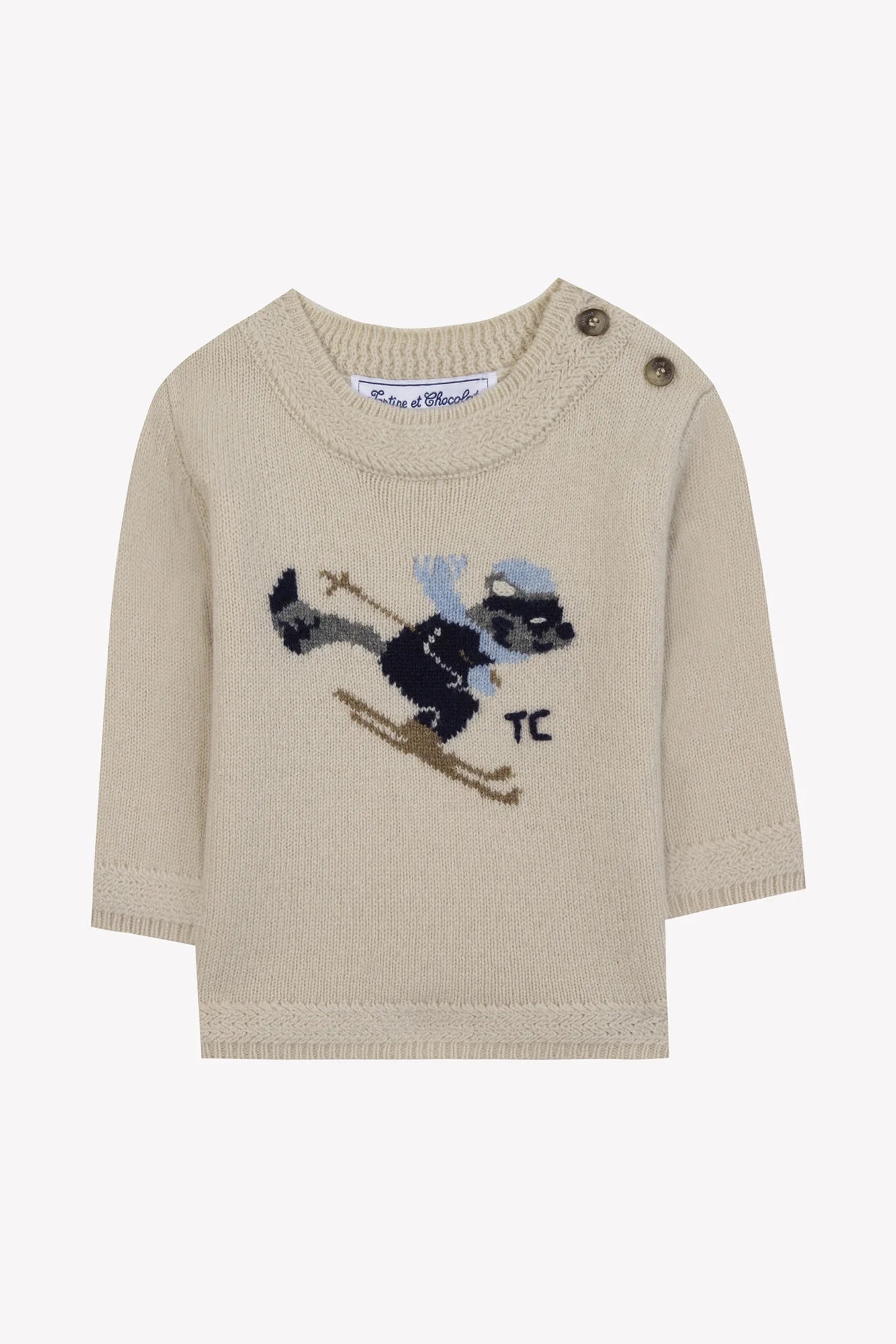 Jumper - Beige Skier