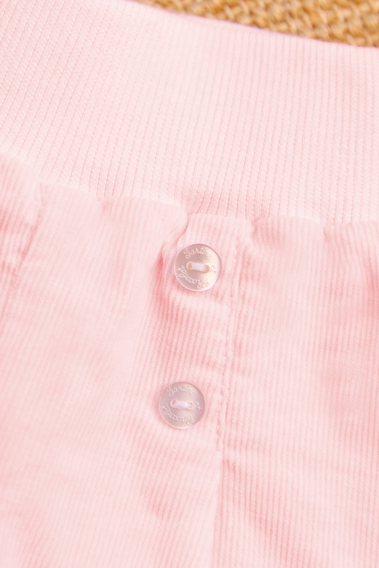 Hose – Baumwoll-Cord Rose