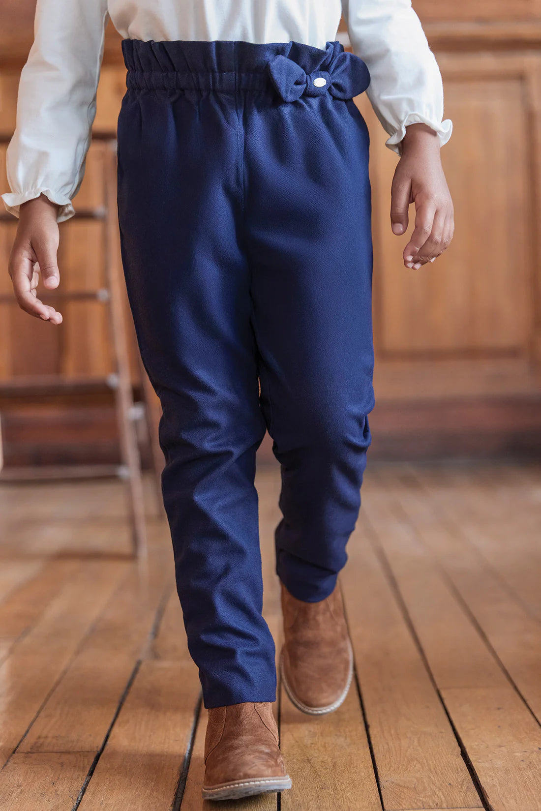 Hose – Marineblau Chino Flanell