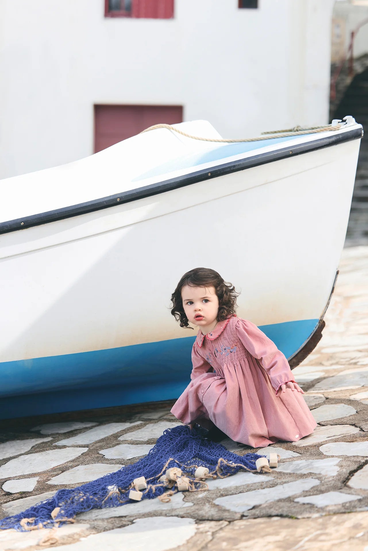 Dress - Eglantine Pink Corduroy