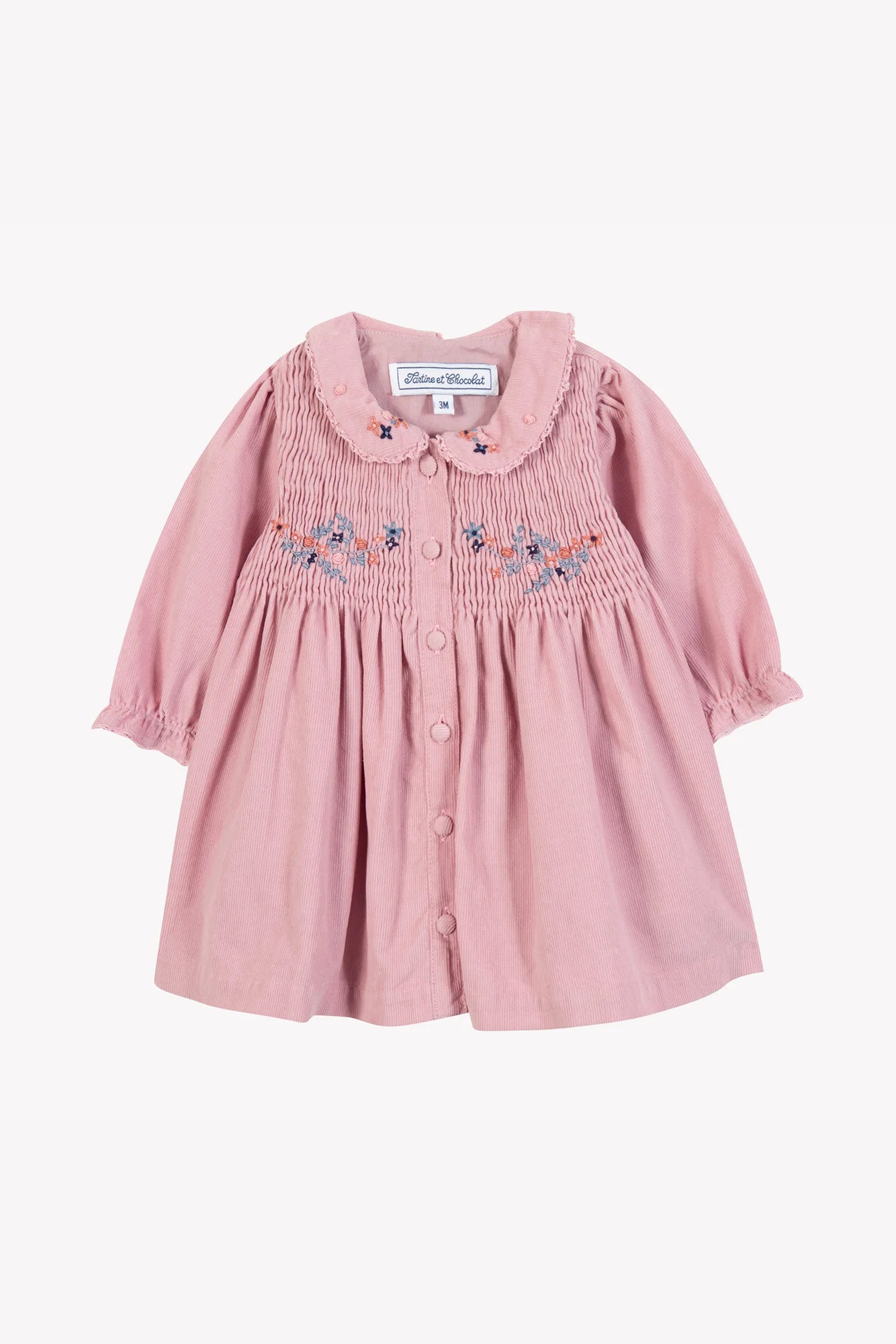 Dress - Eglantine Pink Corduroy