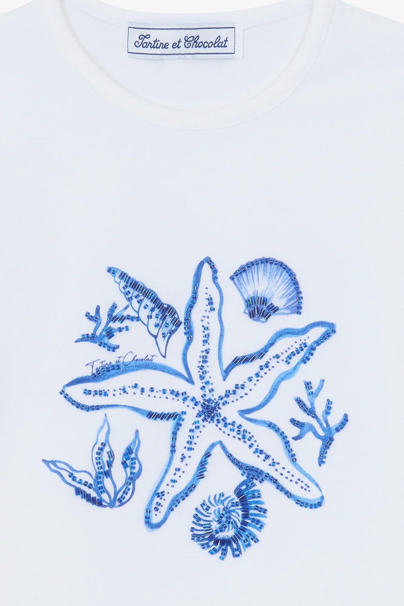 T-Shirt - Blue Beach Illustration