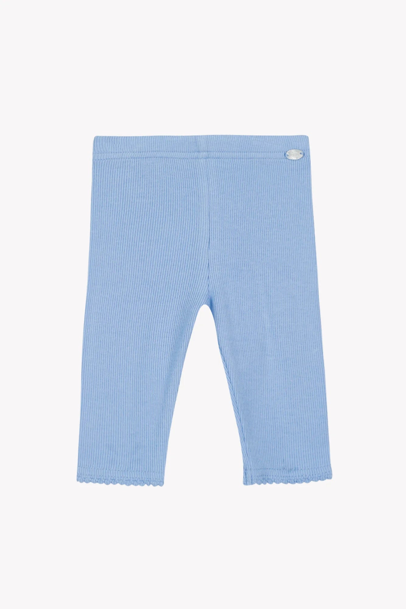 Leggings - Azurblau Baumwolle