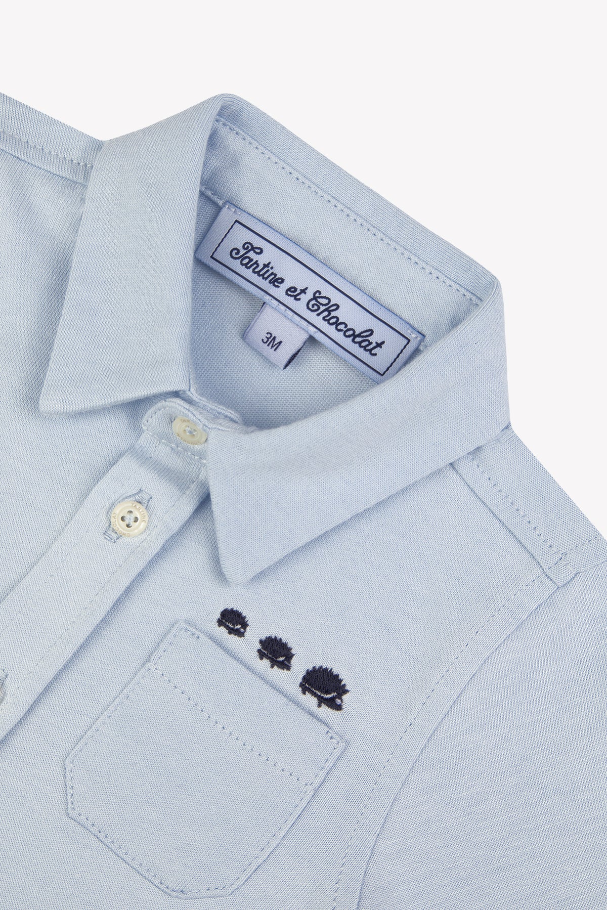 Shirt - Baby Petit Dandy Sky / 2Y