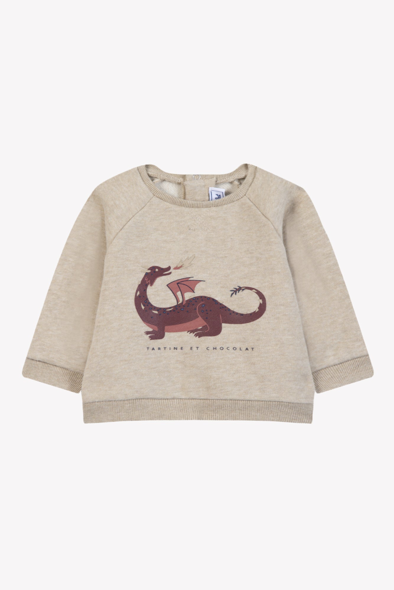 Sweat - Baby Petit Knight Mottled sand / 2Y