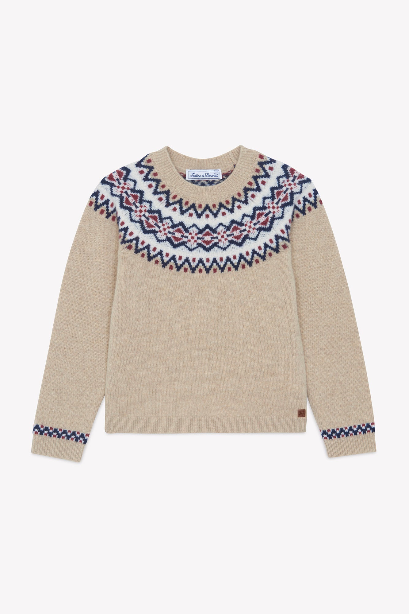 Pull - Petit Knight Mottled sand / 5Y