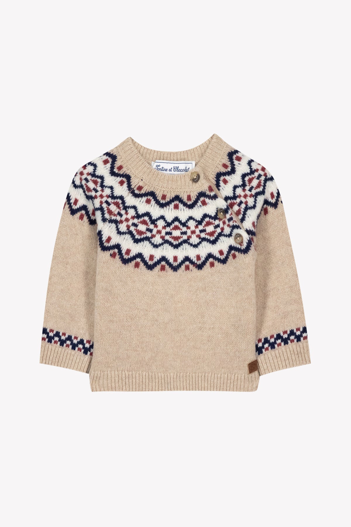 Sweater - Baby Petit Knight Mottled sand / 6M