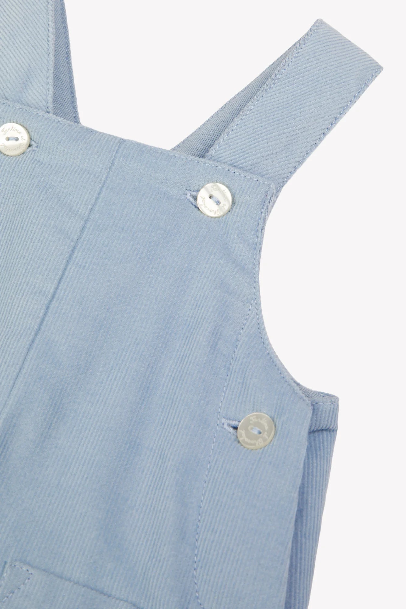 Dungarees - Icy Blue Corduroy