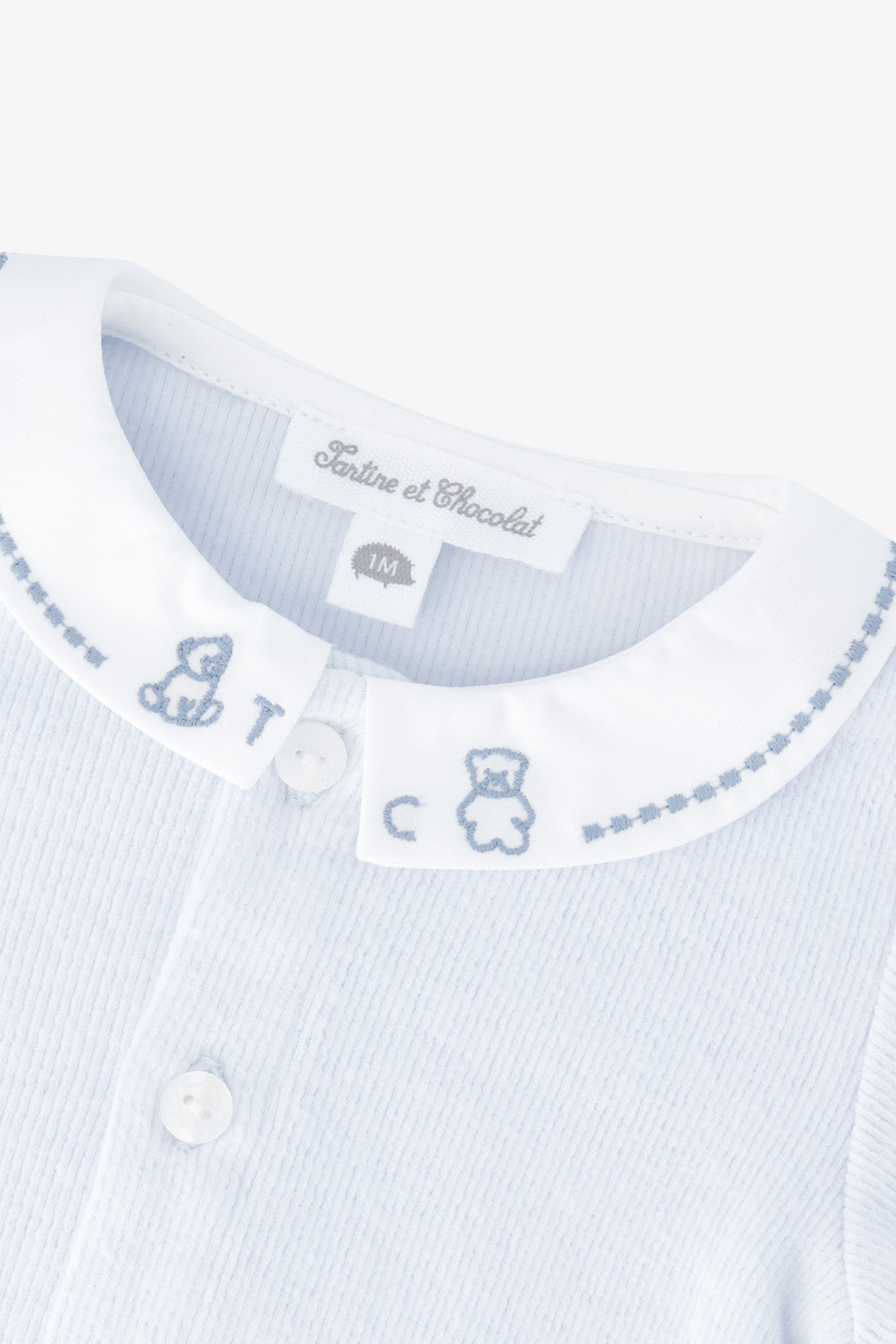 Combilongue - Boy's Layette Sky blue / 3M
