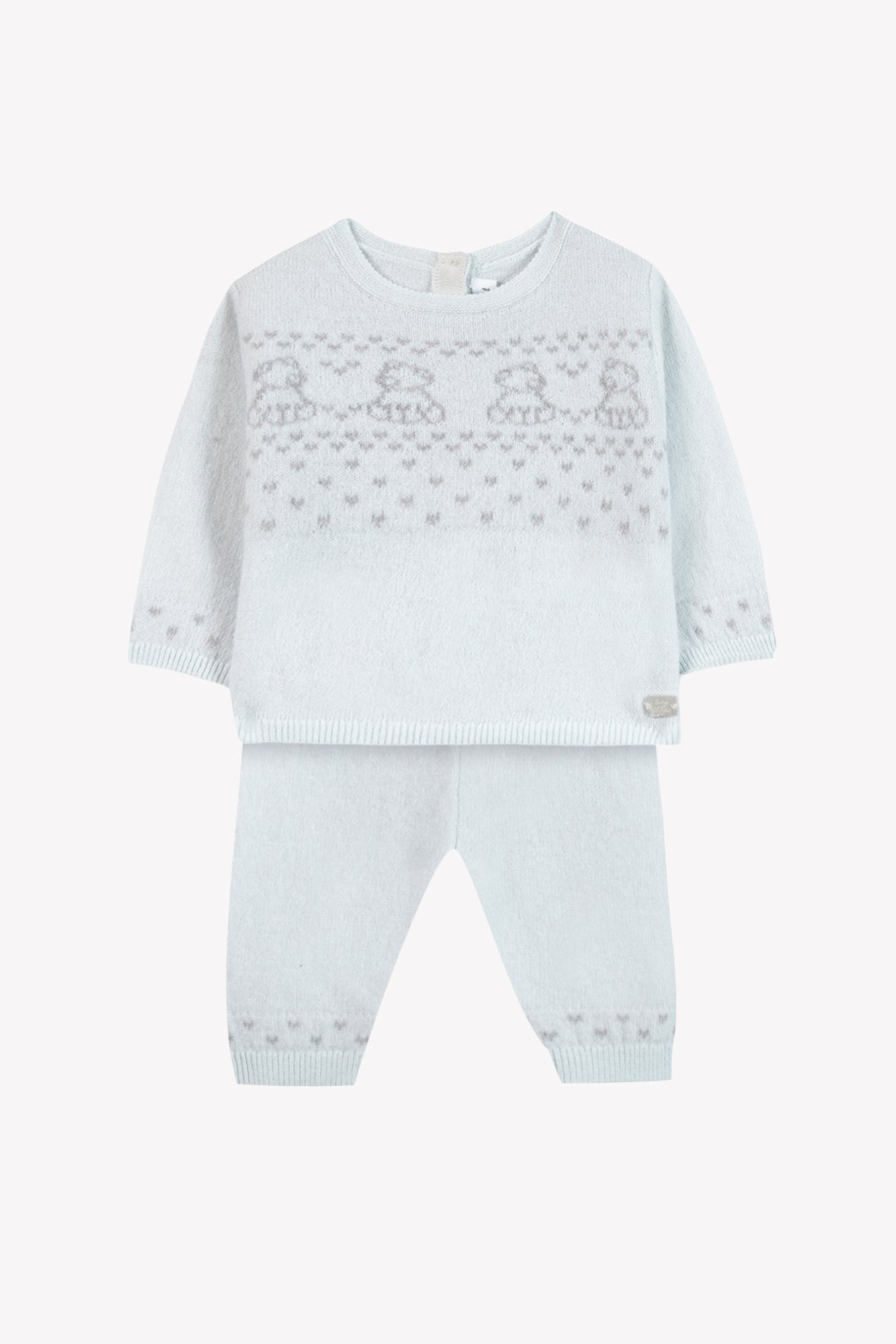 Long Set - Boy's Layette Blue Sky blue / 3M