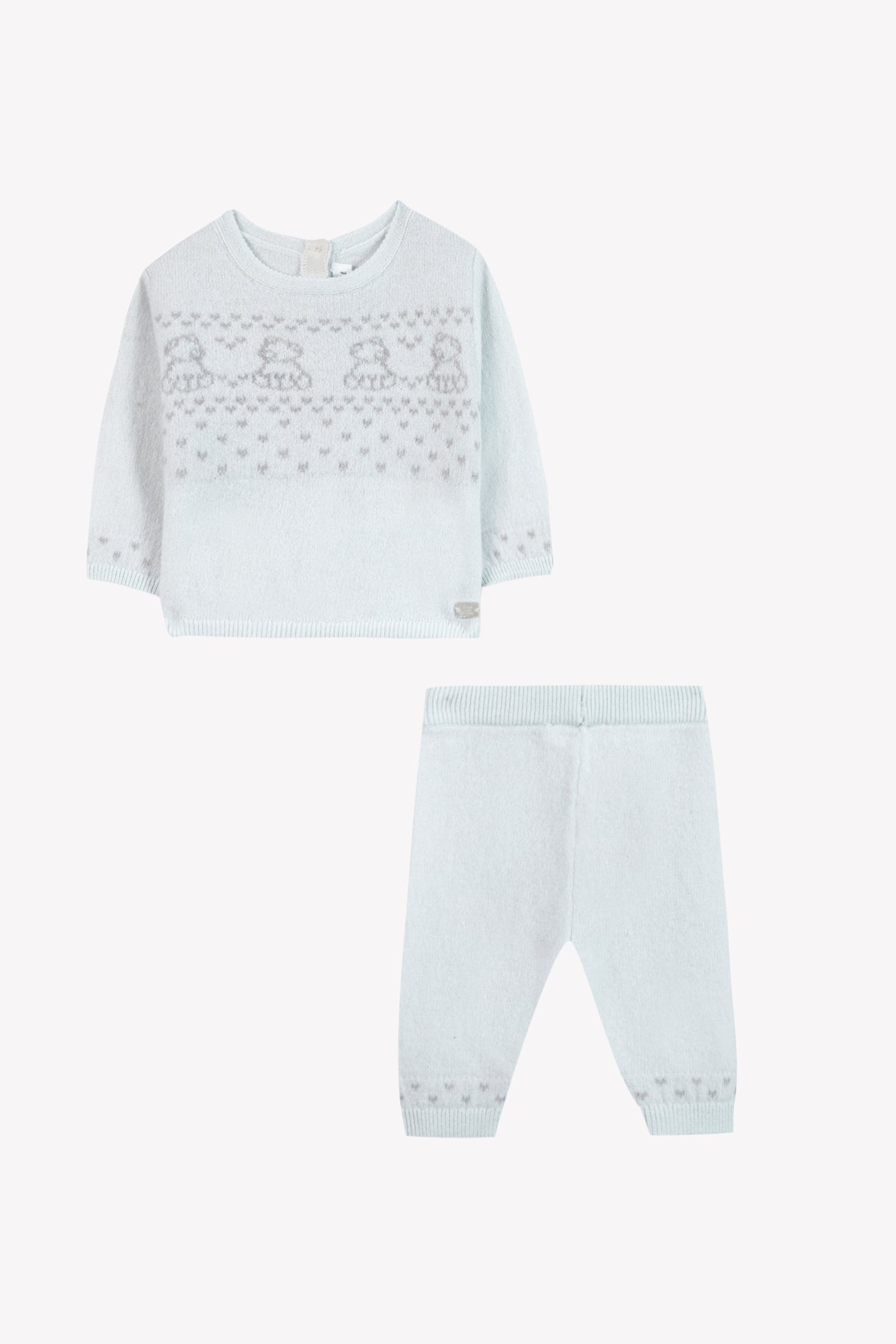 Long Set - Boy's Layette Blue Sky blue / 3M