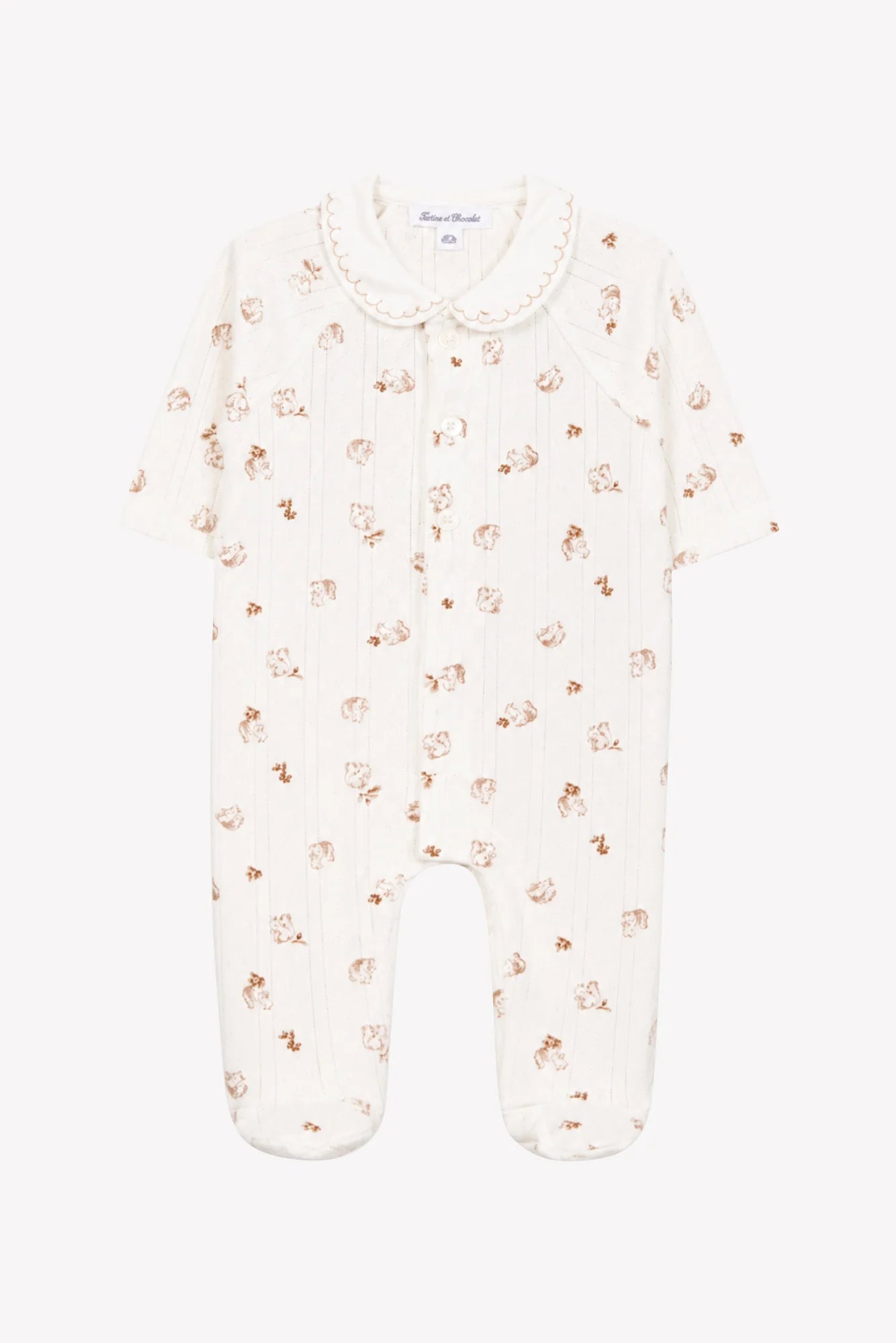 Babygrow - Ecru Squirrel