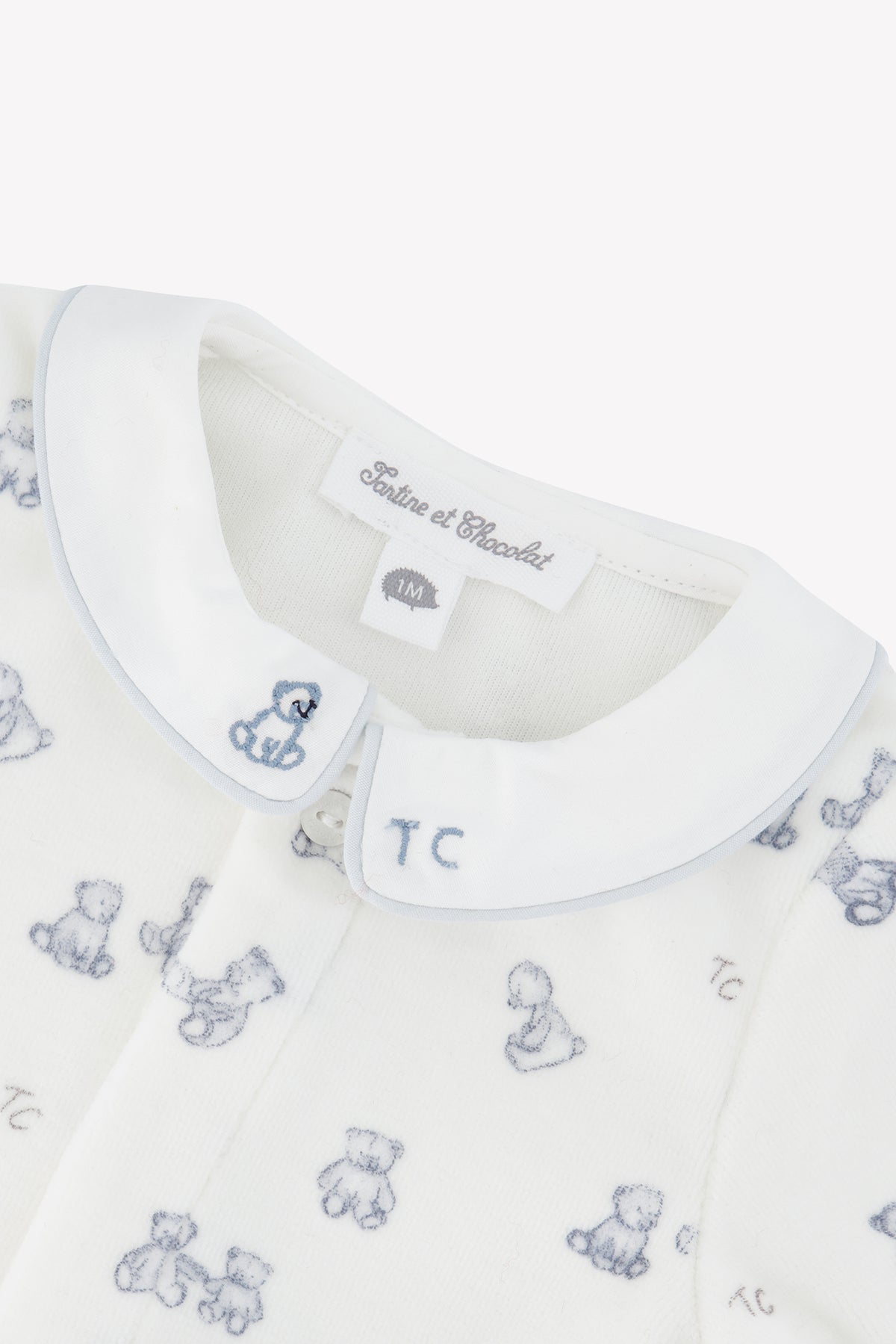 Babygrows - Boy's Layette Mother-of-pearl / 1M